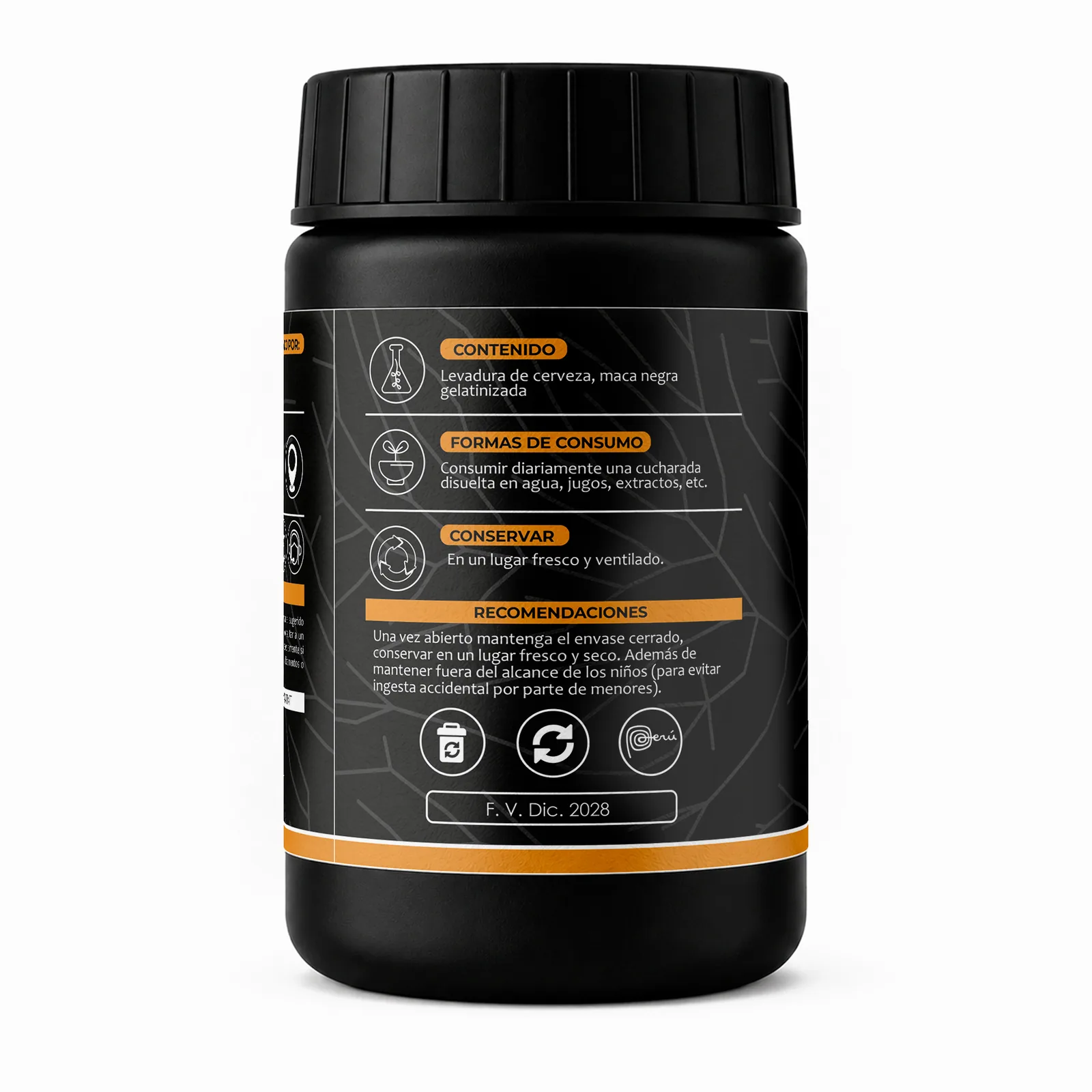 Levadura de Cerveza con Maca Negra 200g | Elyon Natural Power, imagen 3