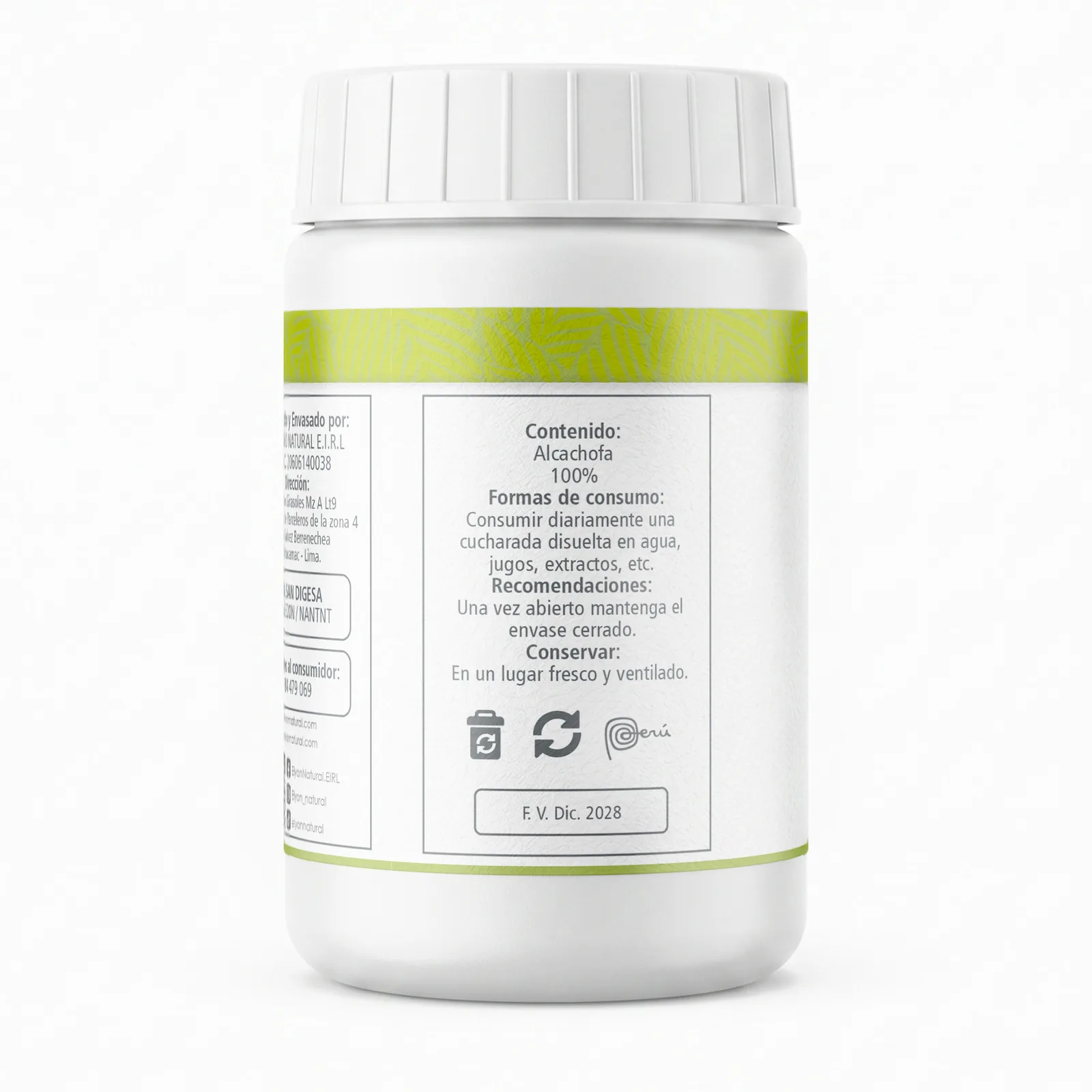 Alcachofa Power 200g Polvo Soluble – Protector Hepático Natural para Hígado Graso | Elyon Natural, imagen 2