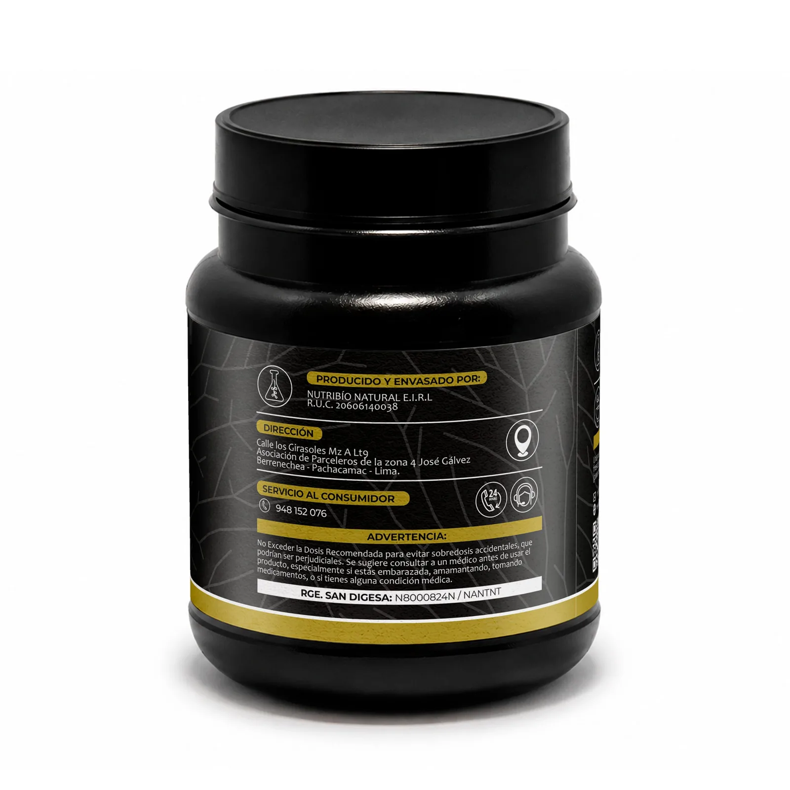 Maca Negra Gelatinizada Premium 500g | Elyon Natural, imagen 2