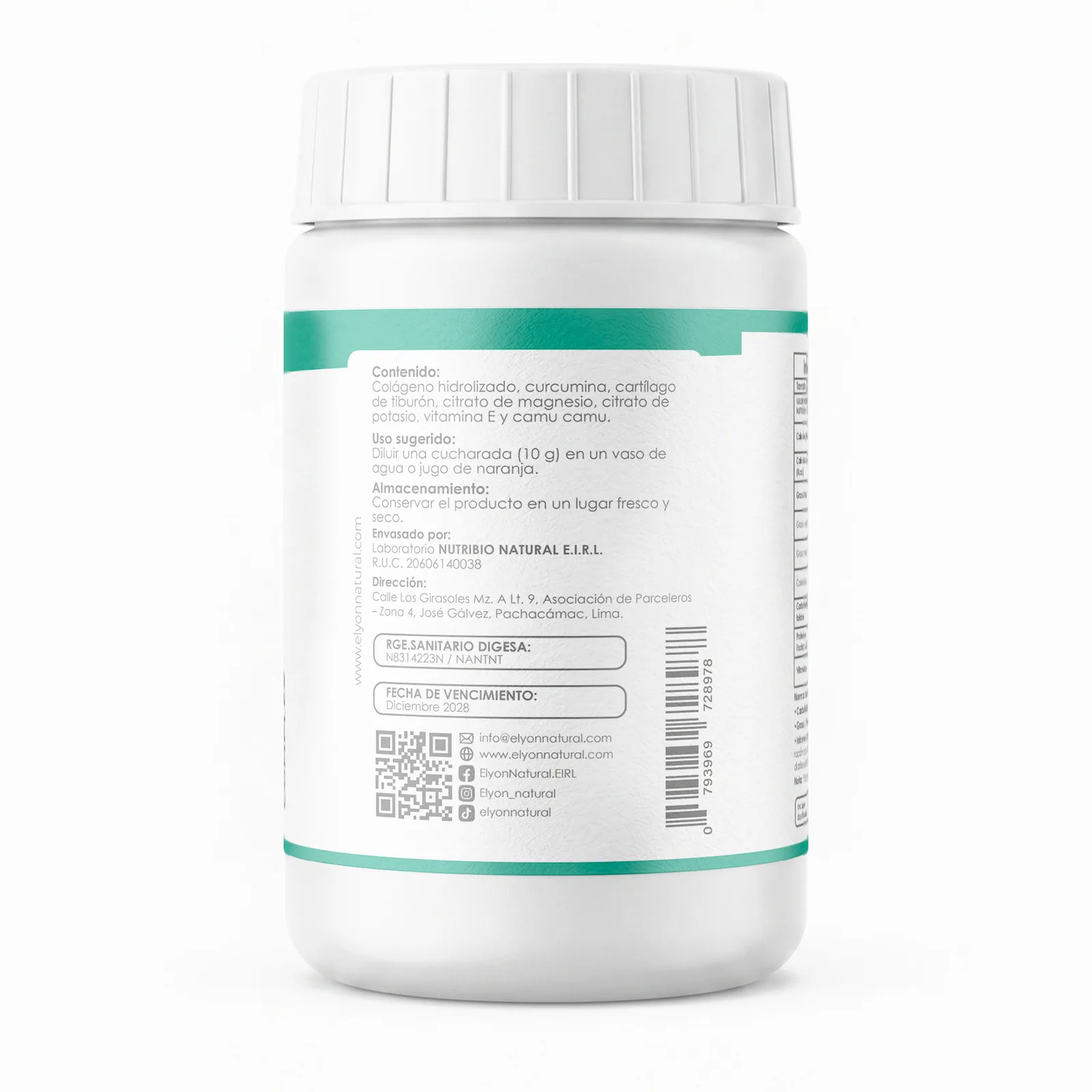 Multi Collagen Complex 200g | Colágeno con Magnesio y Potasio, imagen 2