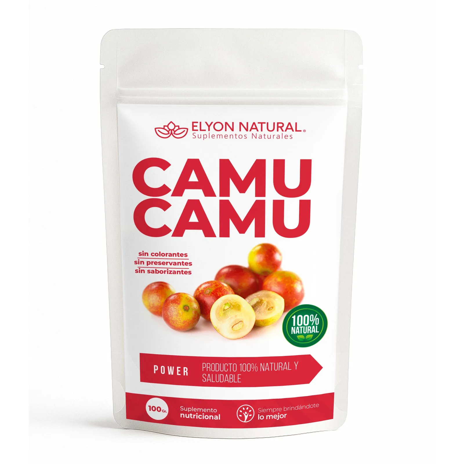 Sobre de Camu Camu en Polvo x100g – Fuente Natural de Vitamina C y Antioxidantes, imagen 1
