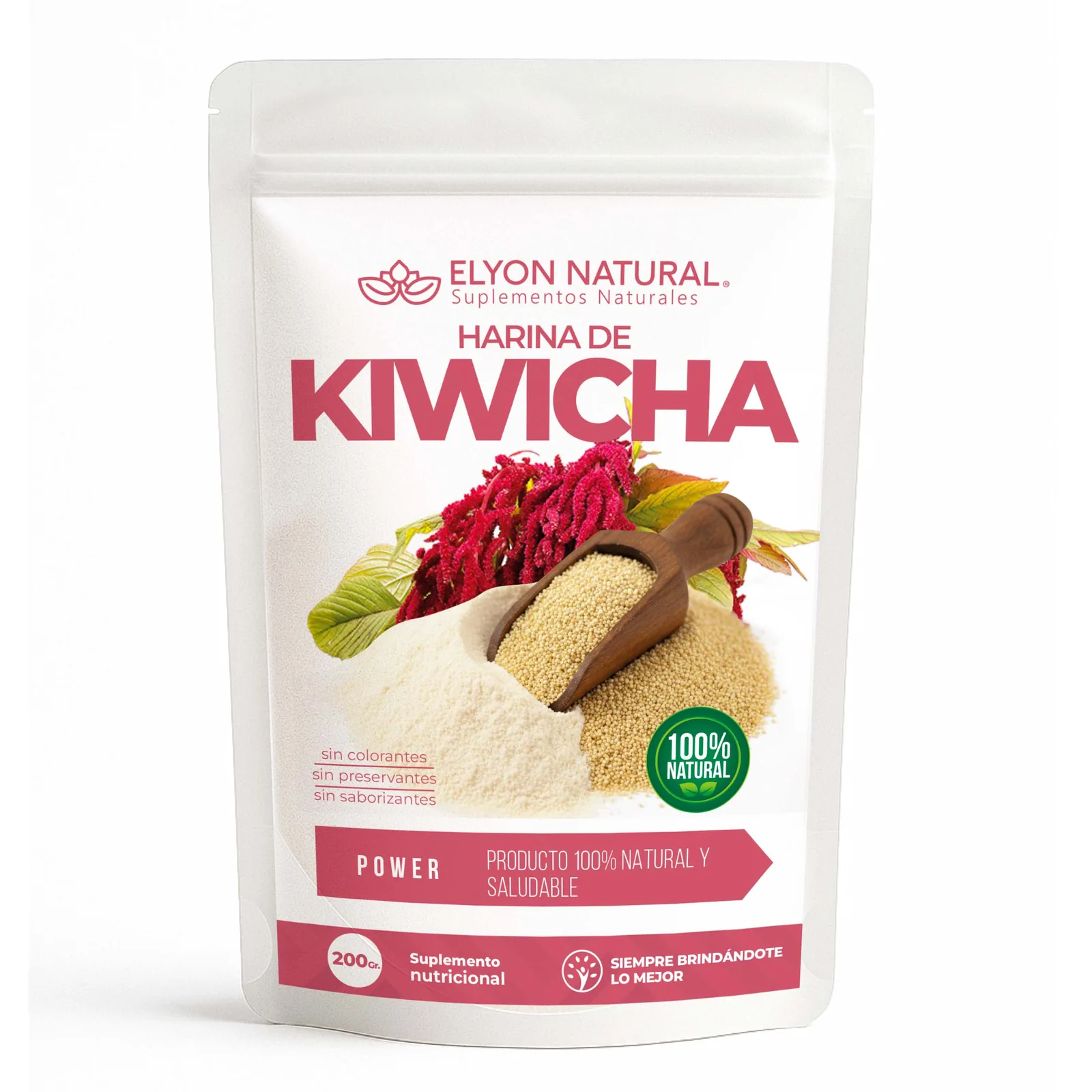 Sobre de Harina de Kiwicha x200g – Fuente de Proteínas y Fibra para Recetas Saludables, imagen 1