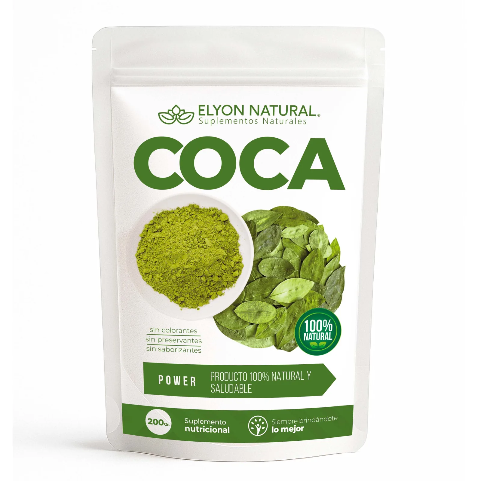 Sobre de Hojas de Coca x200g – Suplemento Natural Rico en Nutrientes y Energía, imagen 1