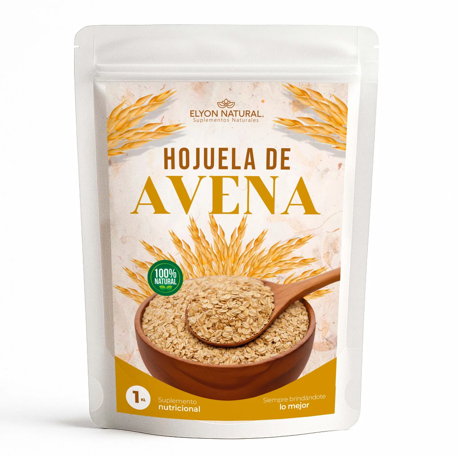 Sobre de Hojuelas de Avena x1kg – Fibra y Nutrientes Naturales para Toda la Familia, imagen 1