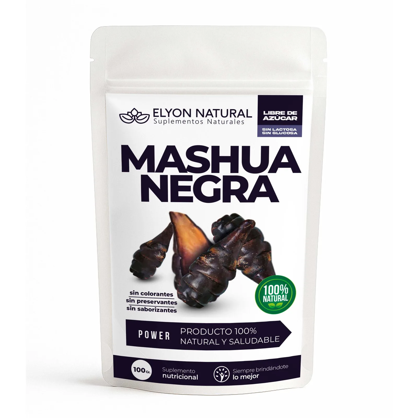 Sobre de Mashua Negra x100g – Suplemento Natural para Energía y Vitalidad, imagen 1