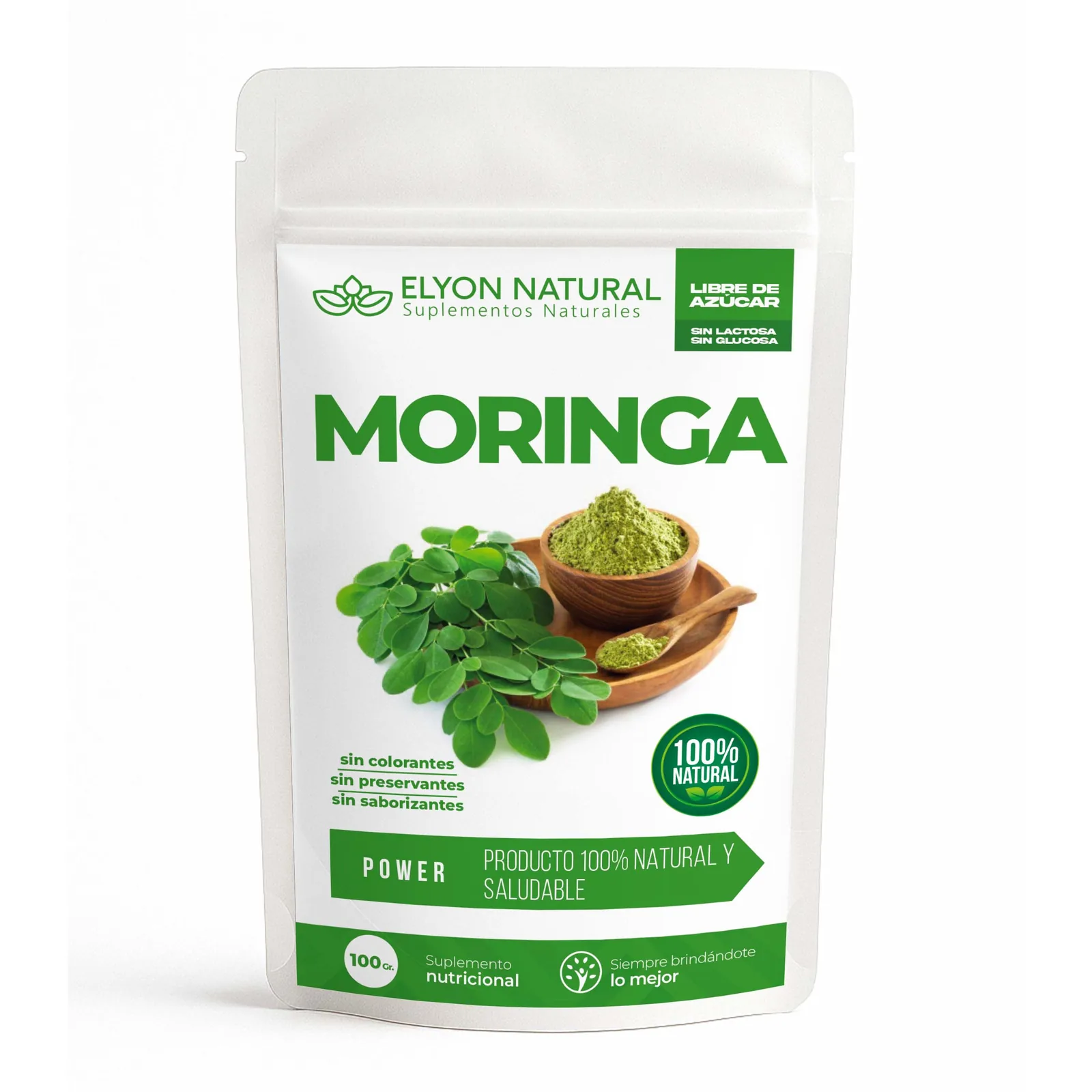 Sobre de Moringa x100g – Fuente Natural de Vitaminas, Minerales y Energía, imagen 1
