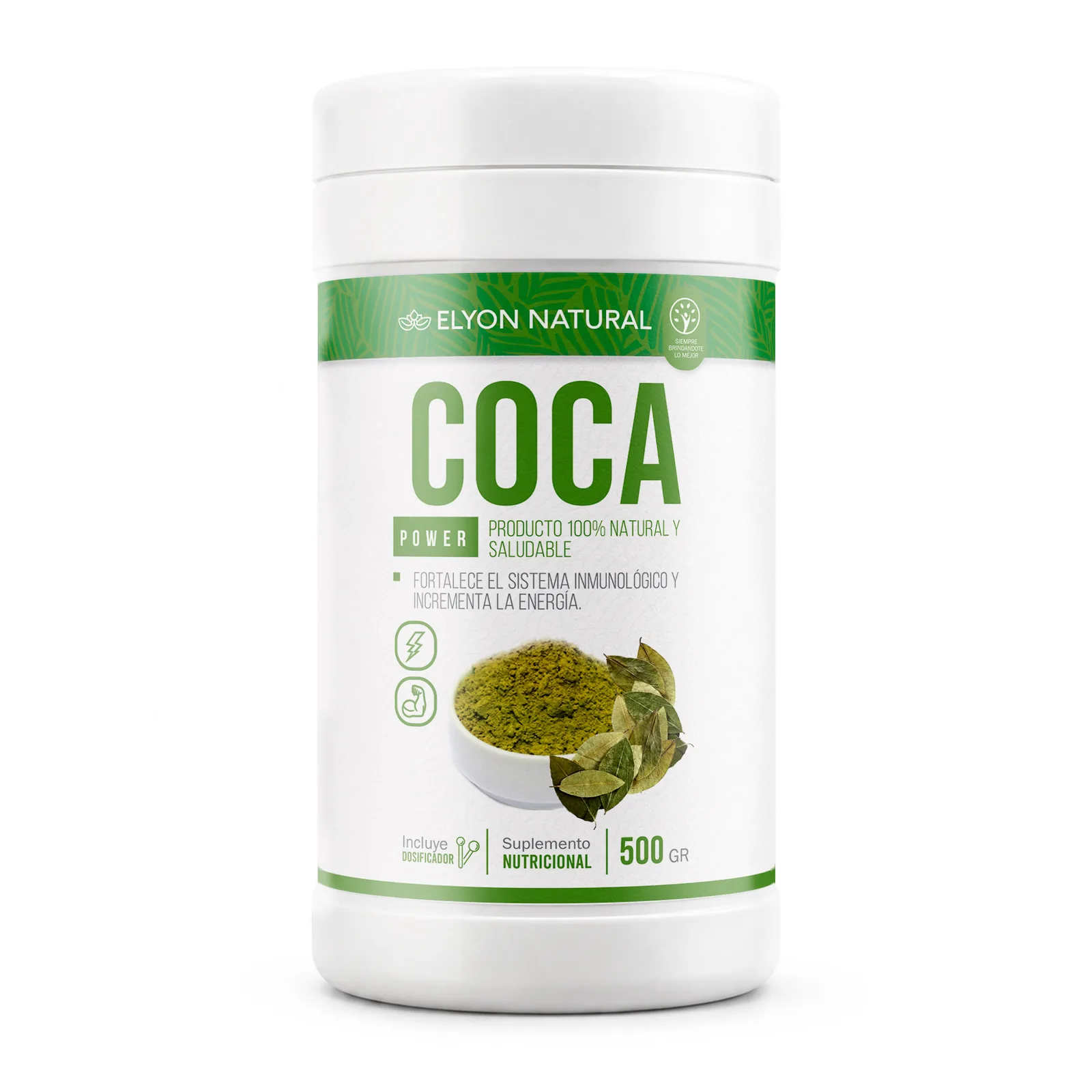 Frasco Harina de Coca 500g: Máximo Ahorro. Superalimento Andino para Energía, Huesos y Soroche., imagen 1