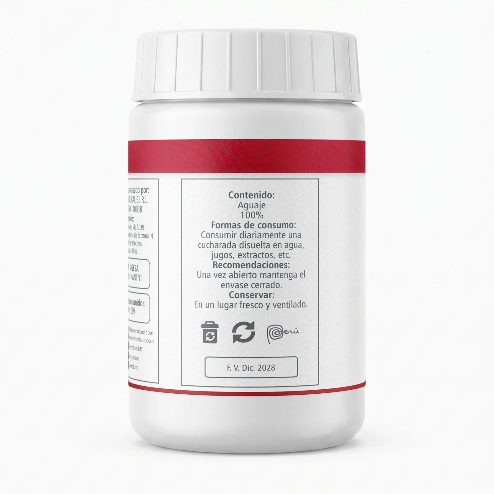 Aguaje en Polvo 100% Puro Elyon Natural 200g | Balance Hormonal y Menopausia, imagen 3