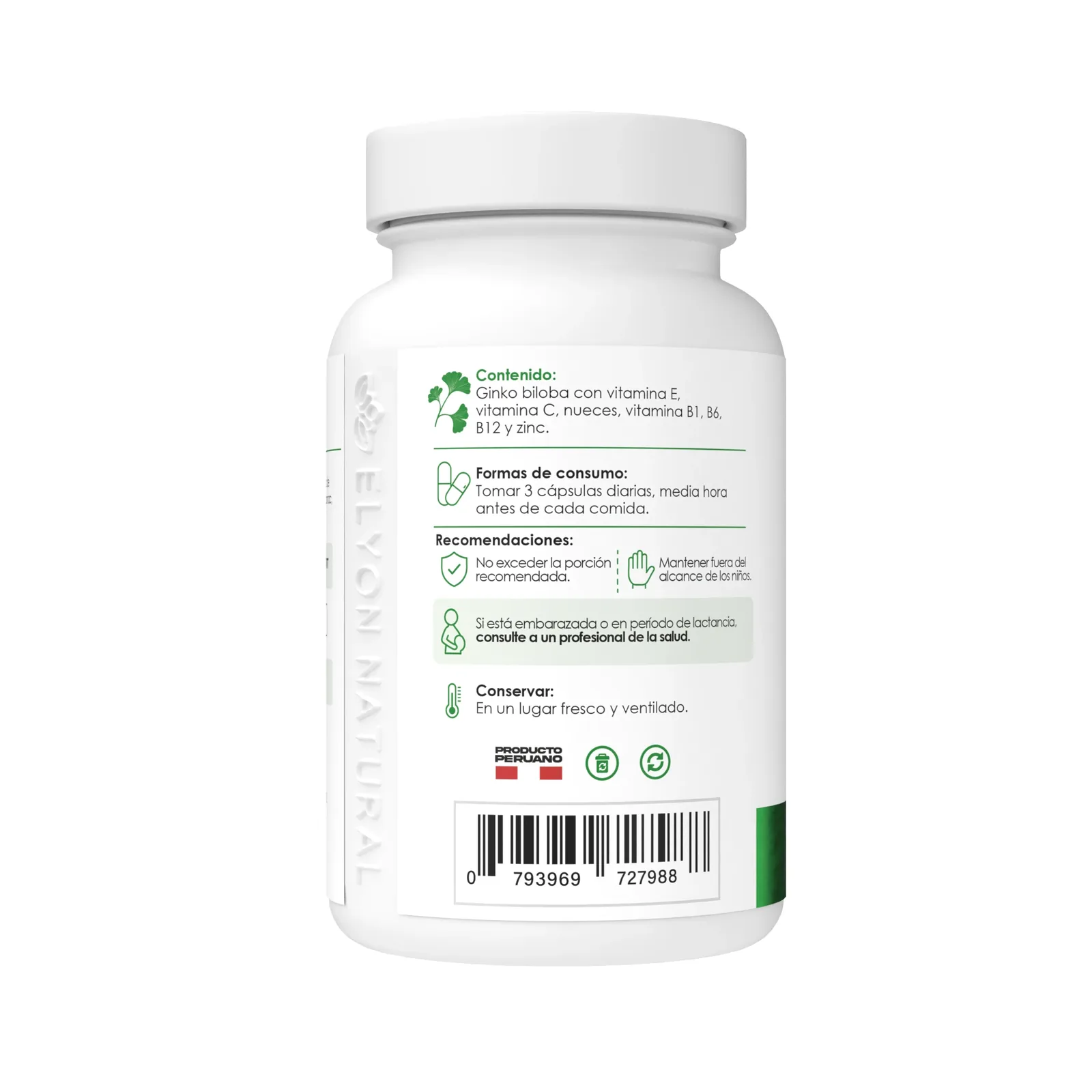 Ginkgo Biloba complex x 100 cápsulas, imagen 4