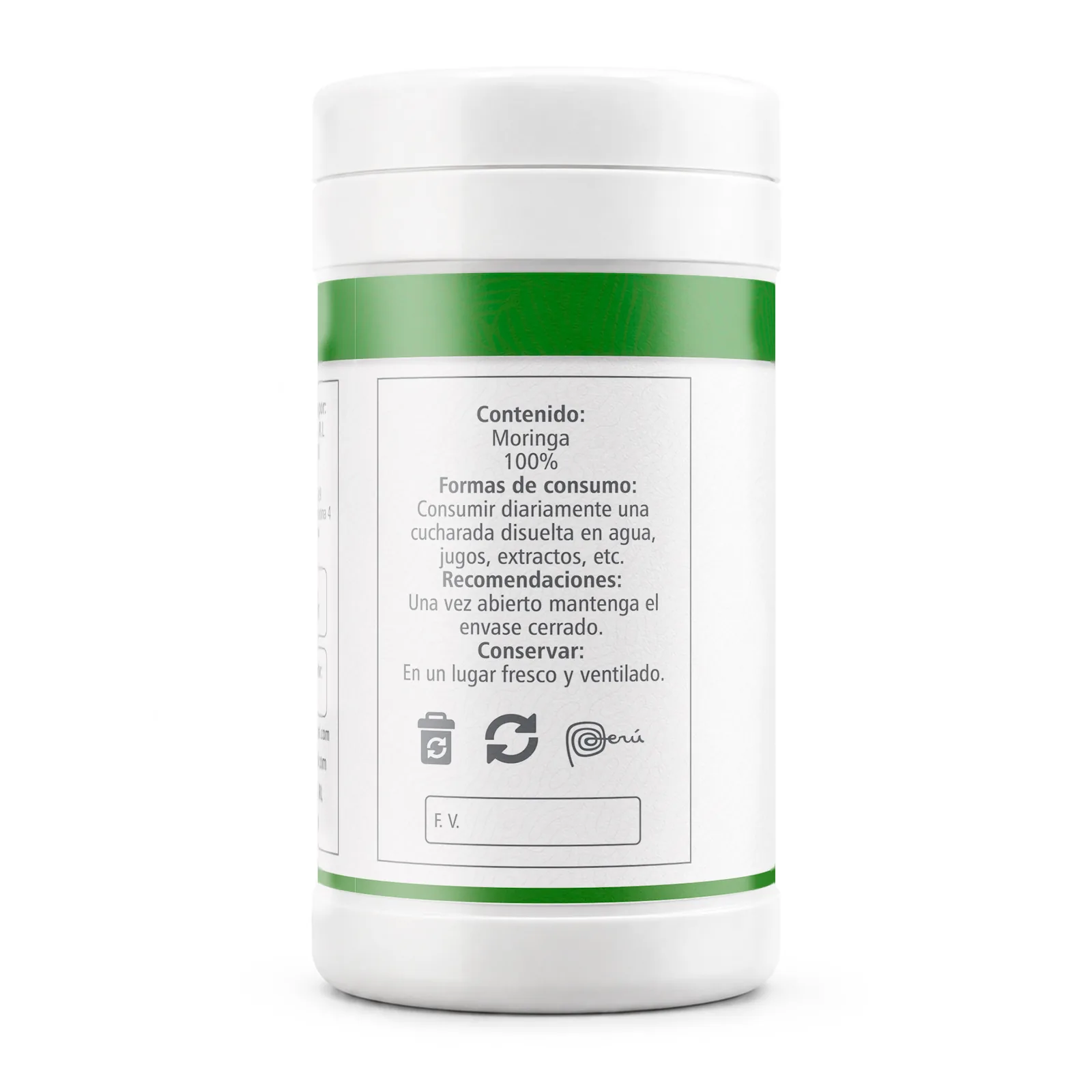 Moringa en Polvo 500g – Superalimento Energizante y Detox Natural | Elyon Natural, imagen 3
