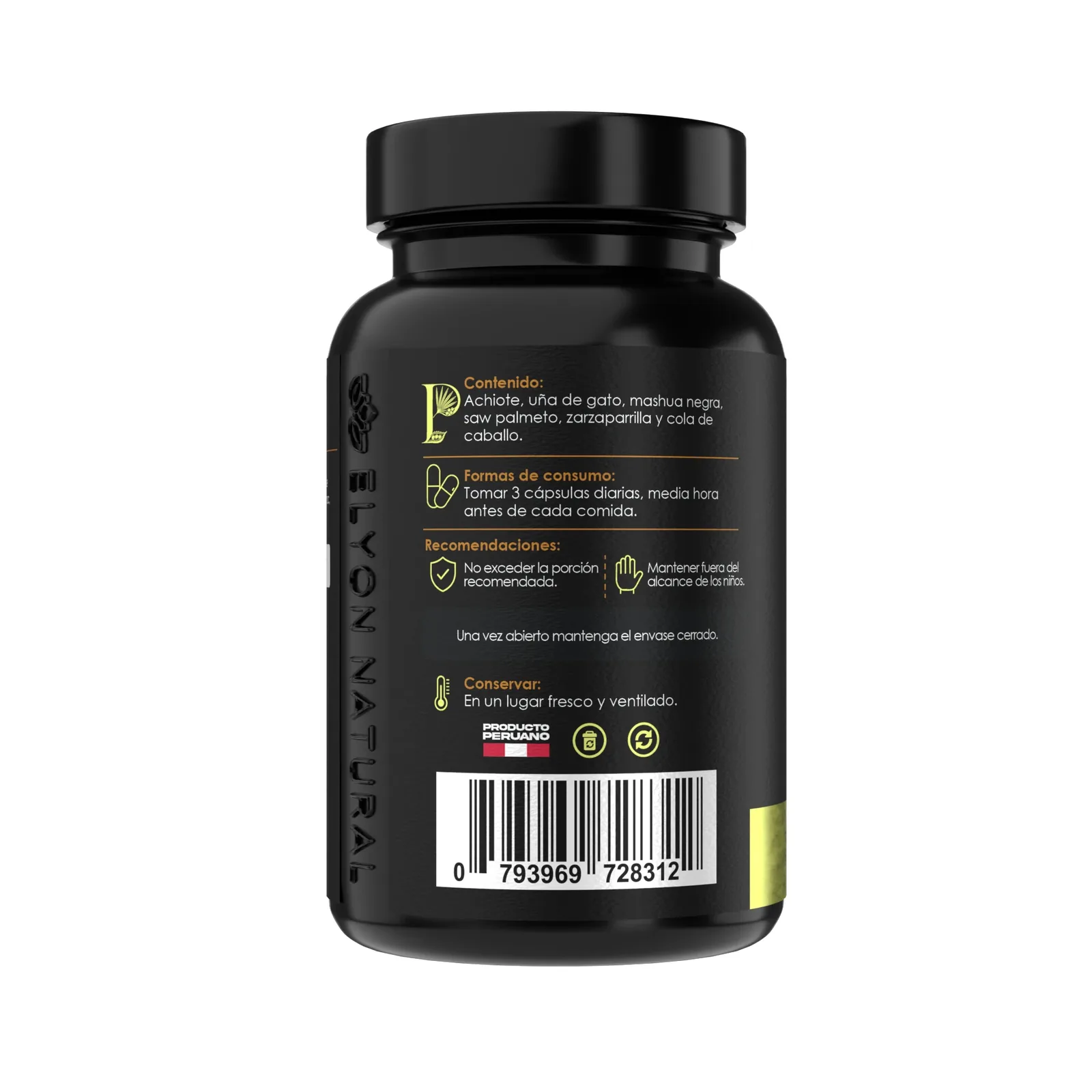 Prost Max Power x 100 Cápsulas – Salud Prostática, Vitalidad Masculina y Bienestar Urinario | Elyon Natural Perú, imagen 2