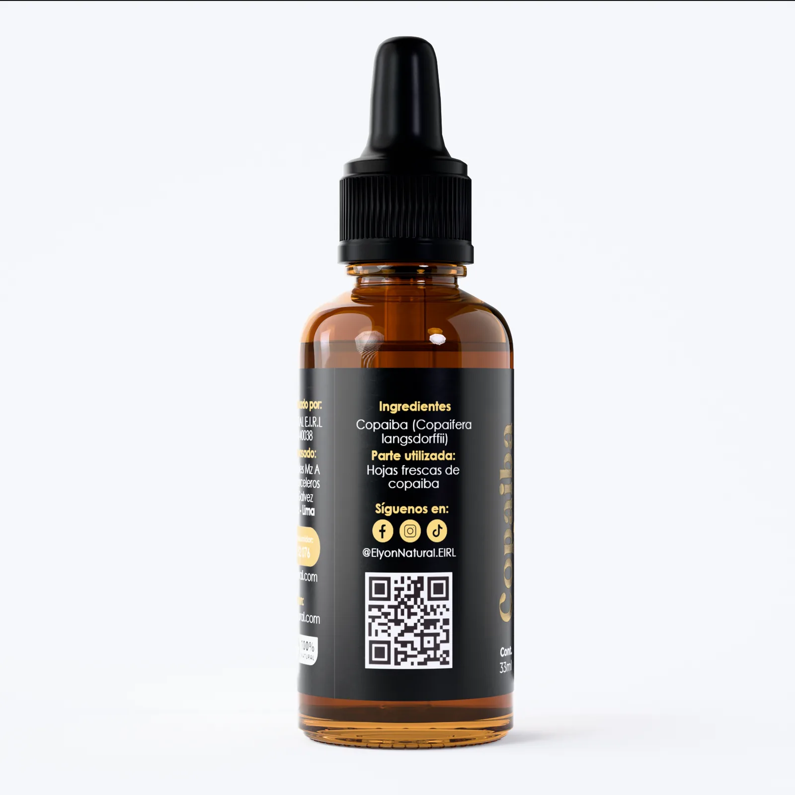 Aceite de Copaiba Vegetal (33ml) | Antiinflamatorio Natural, Alivio de Dolores Articulares y Antiséptico, imagen 2