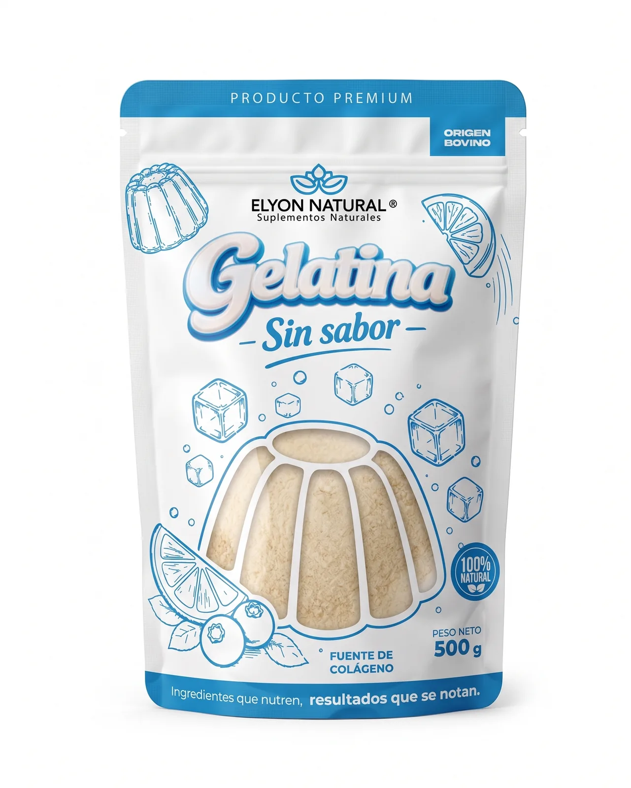 Gelatina Sin Sabor