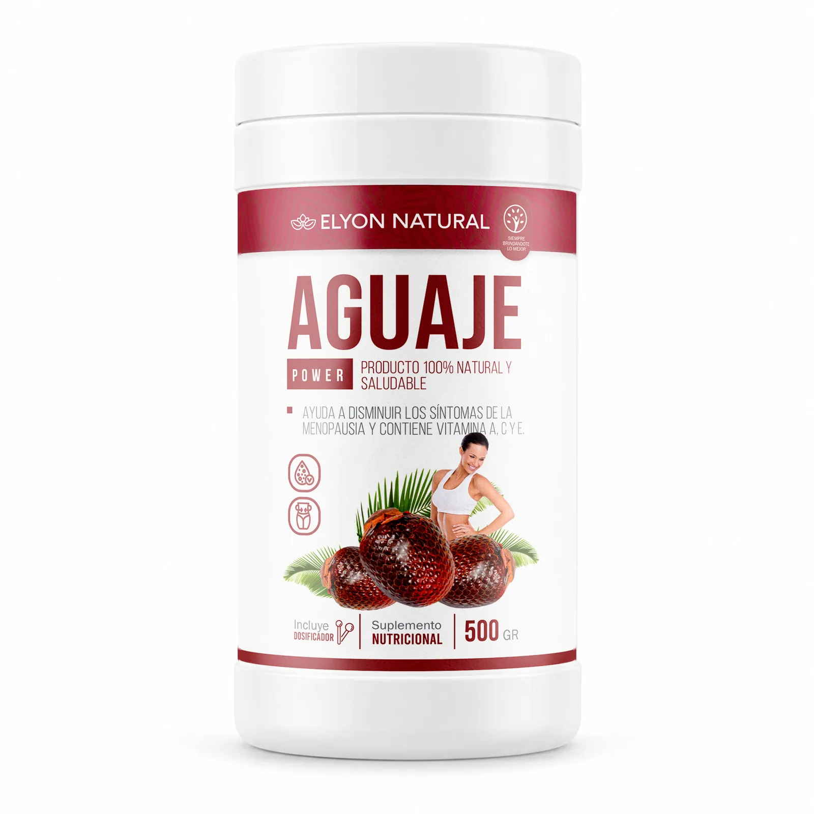 Aguaje Amazónico 500g – Equilibrio Hormonal, Piel Radiante y Belleza Natural, imagen 1