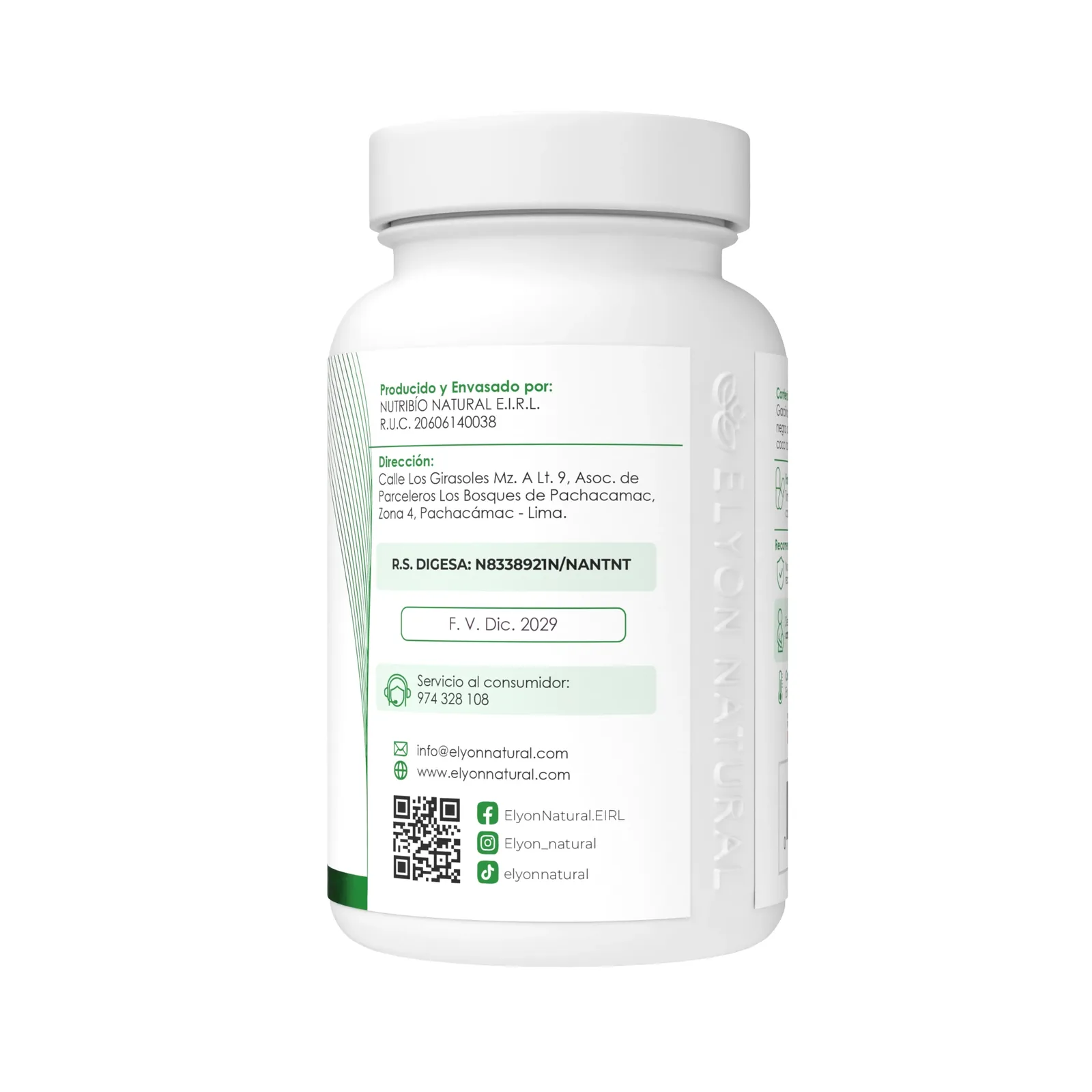 Cápsulas 10 en 1 para Control de Peso – Elyon Natural | 100 Cápsulas, imagen 2
