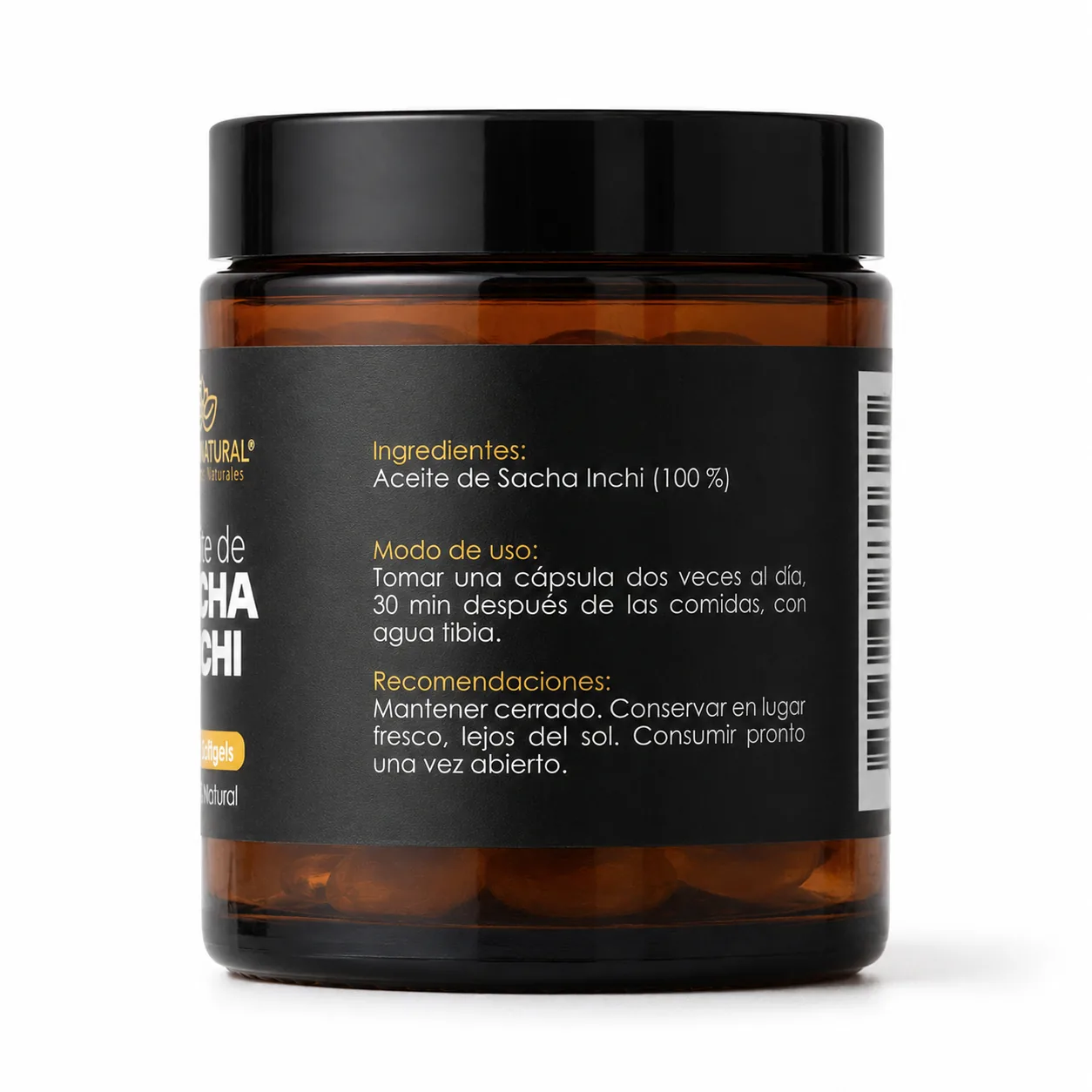 Aceite de Sacha Inchi en Softgels 100 unidades | Elyon Natural, imagen 5