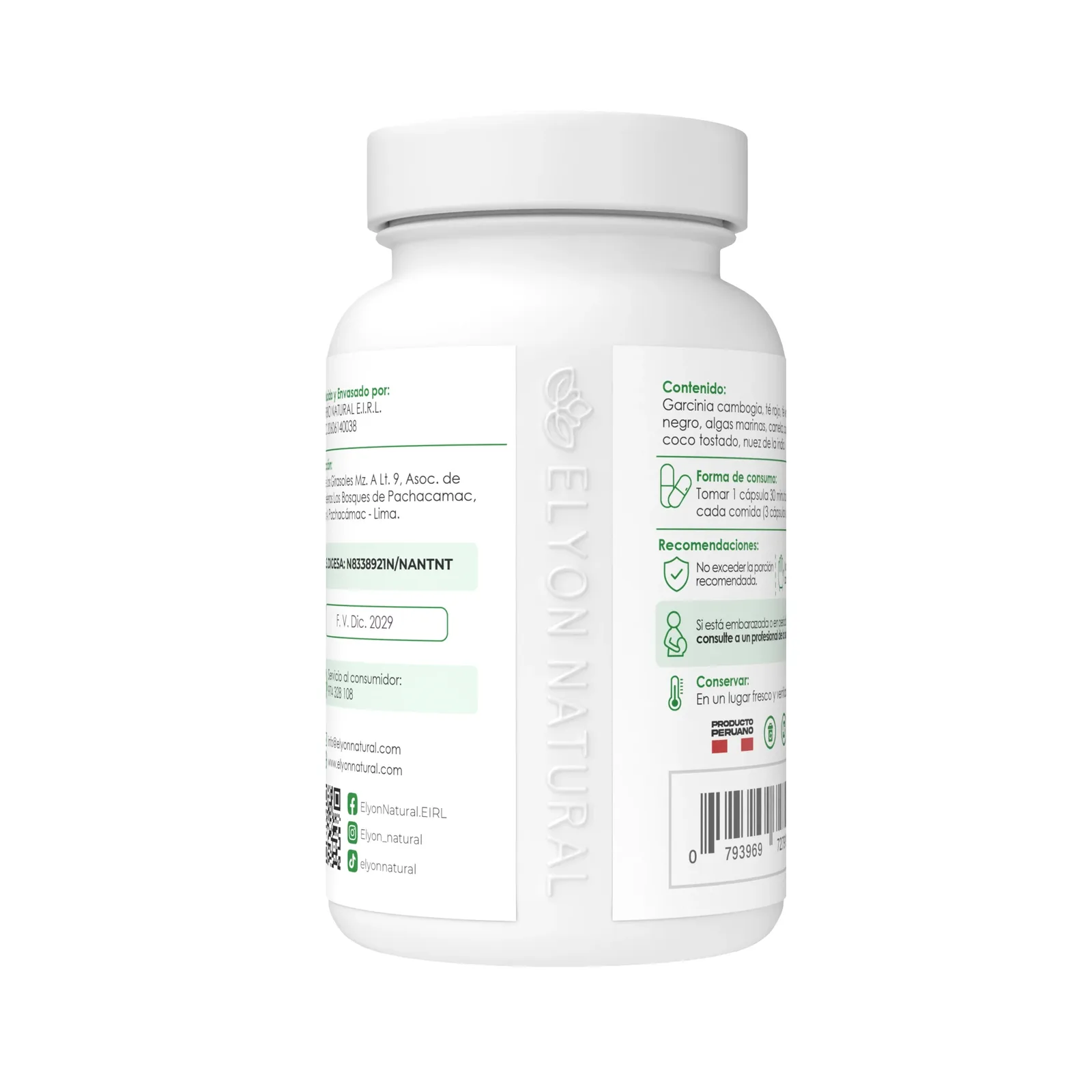 Cápsulas 10 en 1 para Control de Peso – Elyon Natural | 100 Cápsulas, imagen 3