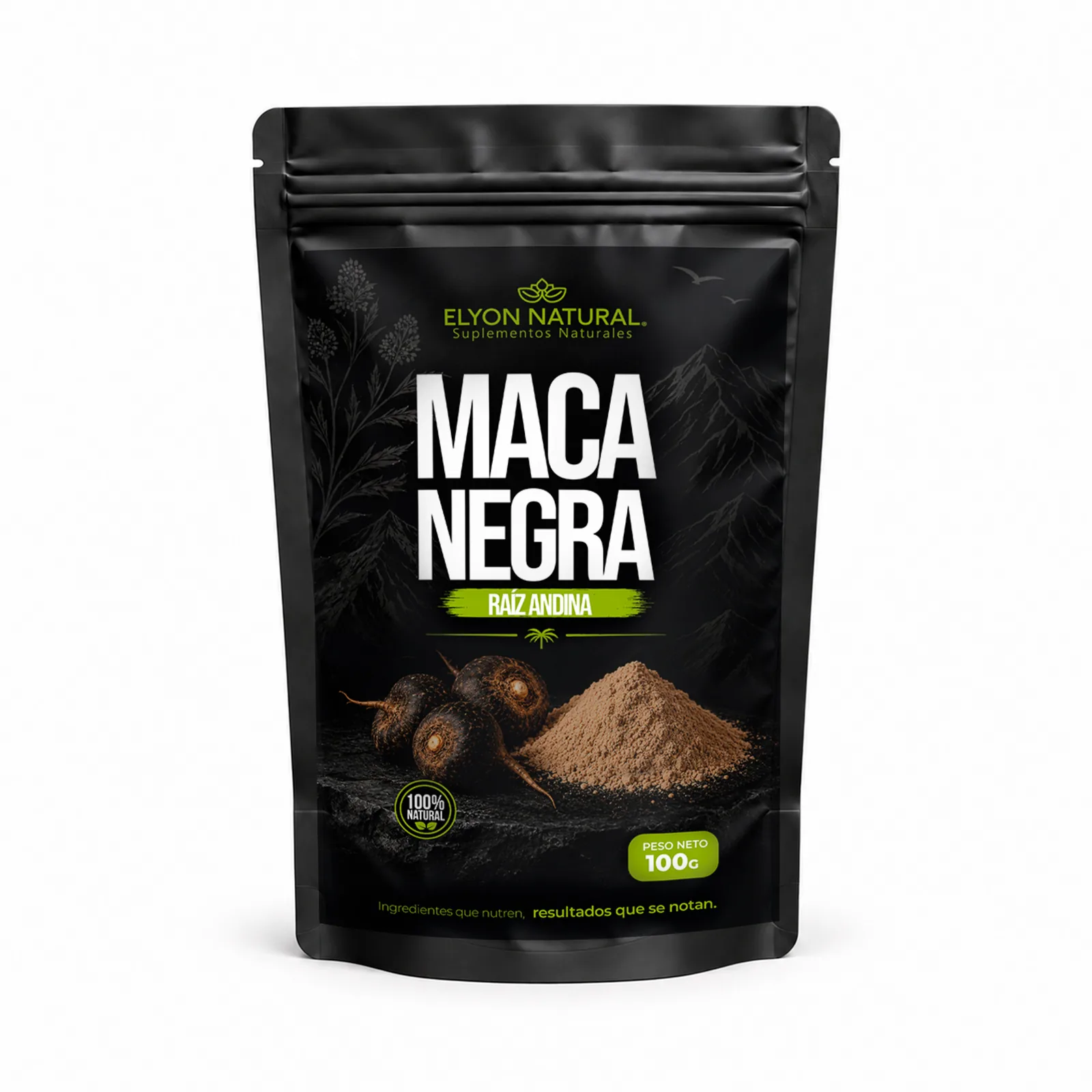 Maca Negra andina en polvo 100g, imagen 5