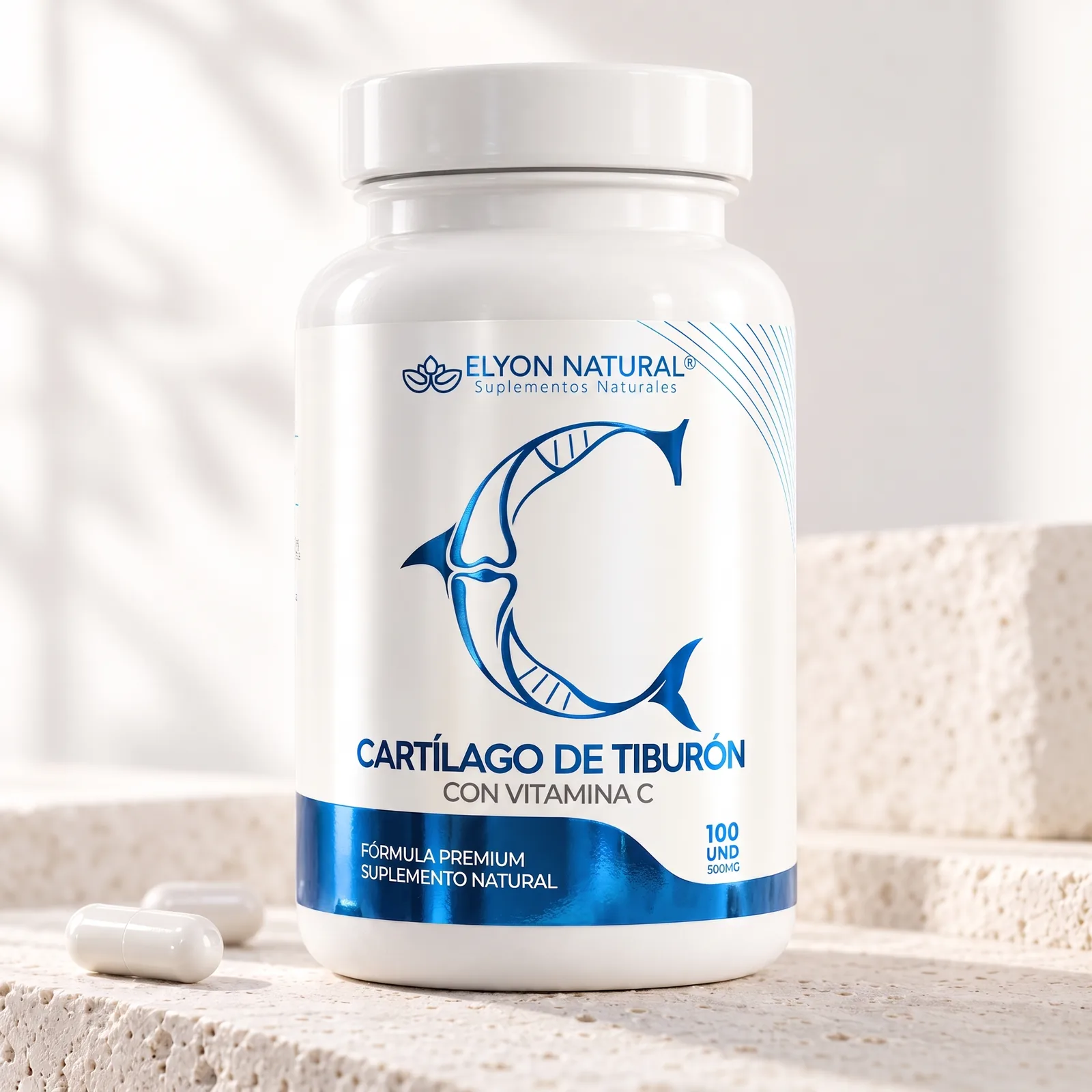 Cartílago de Tiburón con Vitamina C