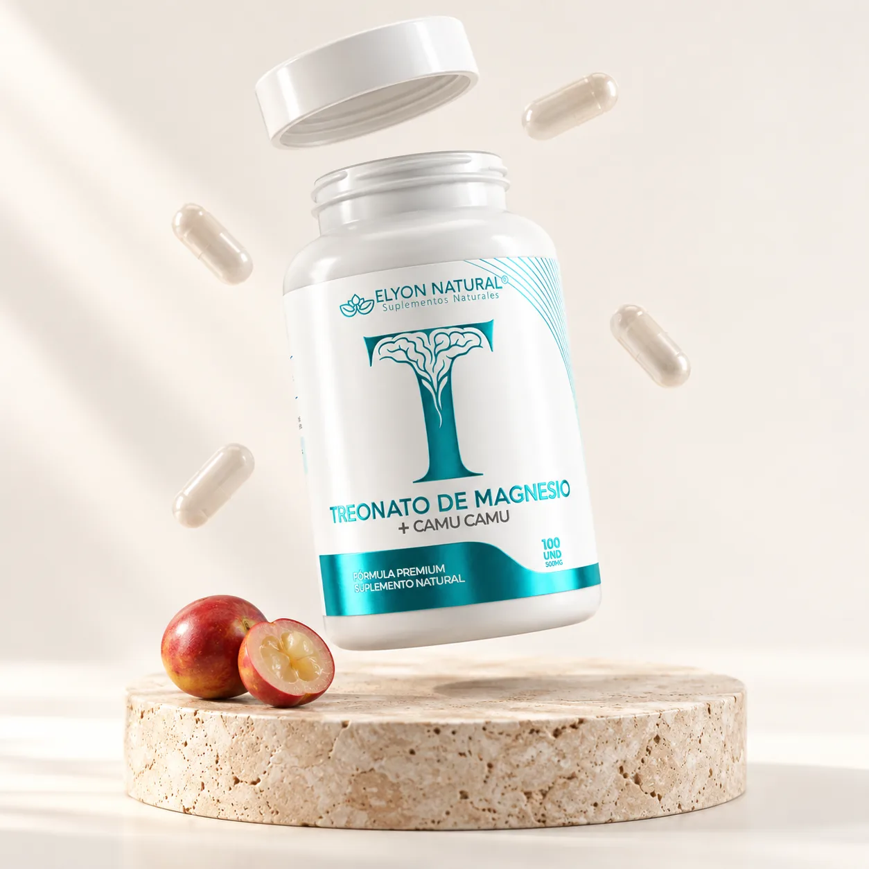 Treonato de Magnesio + Camu Camu x 100 Cápsulas, imagen 4