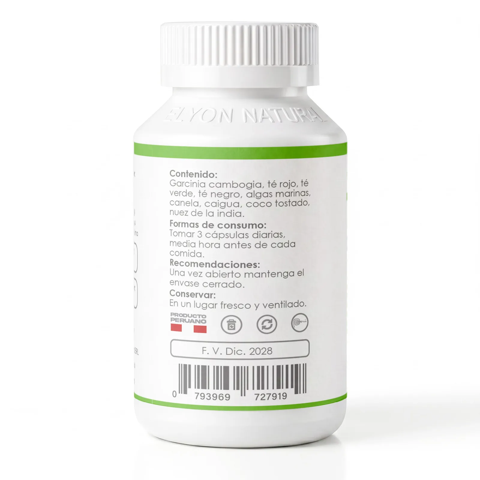 Cápsulas 10 en 1 para Control de Peso – Elyon Natural | 100 Cápsulas, imagen 2