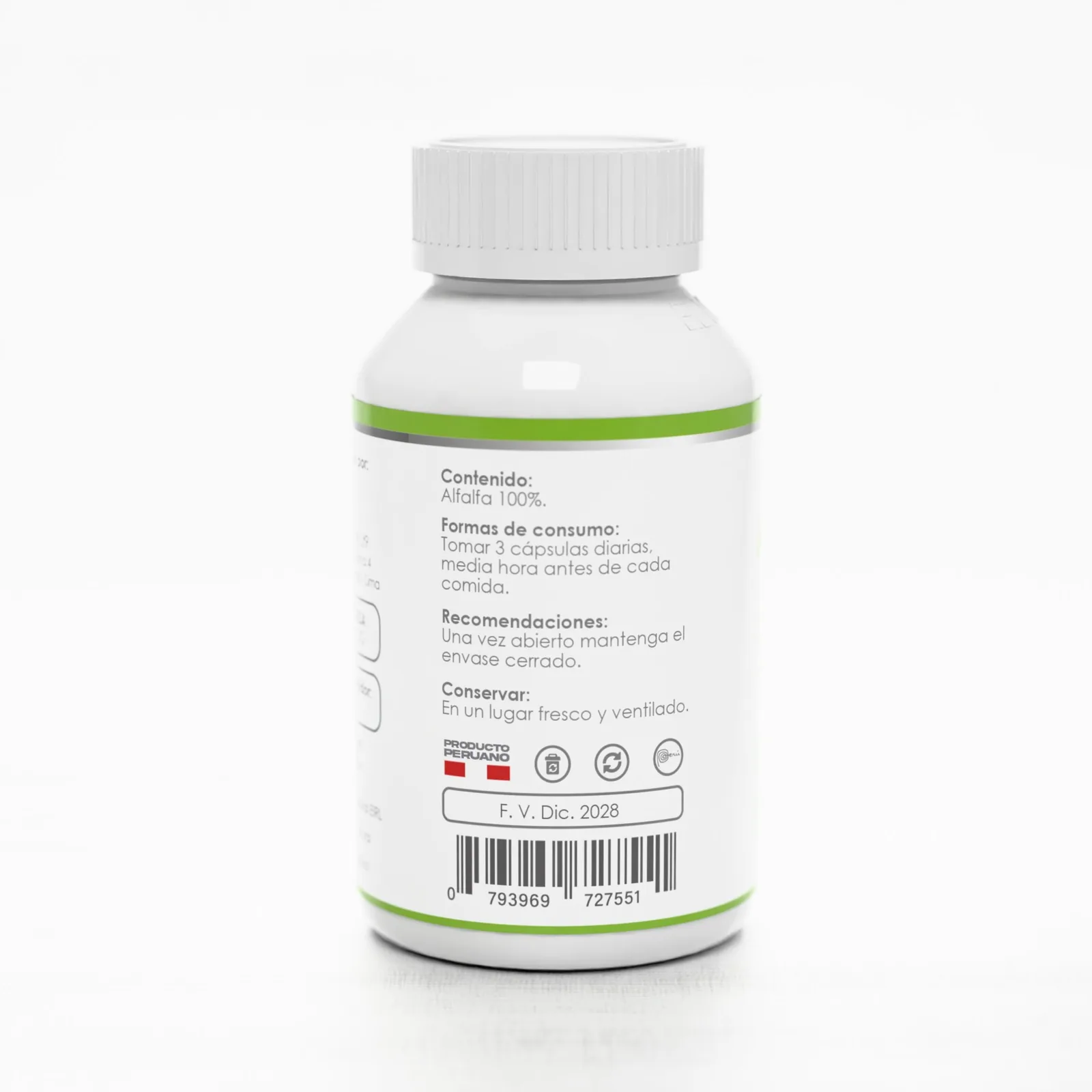 Alfalfa Premium 100 Cápsulas – Energía, Desintoxicación y Vitalidad Natural | Elyon Natural, imagen 3