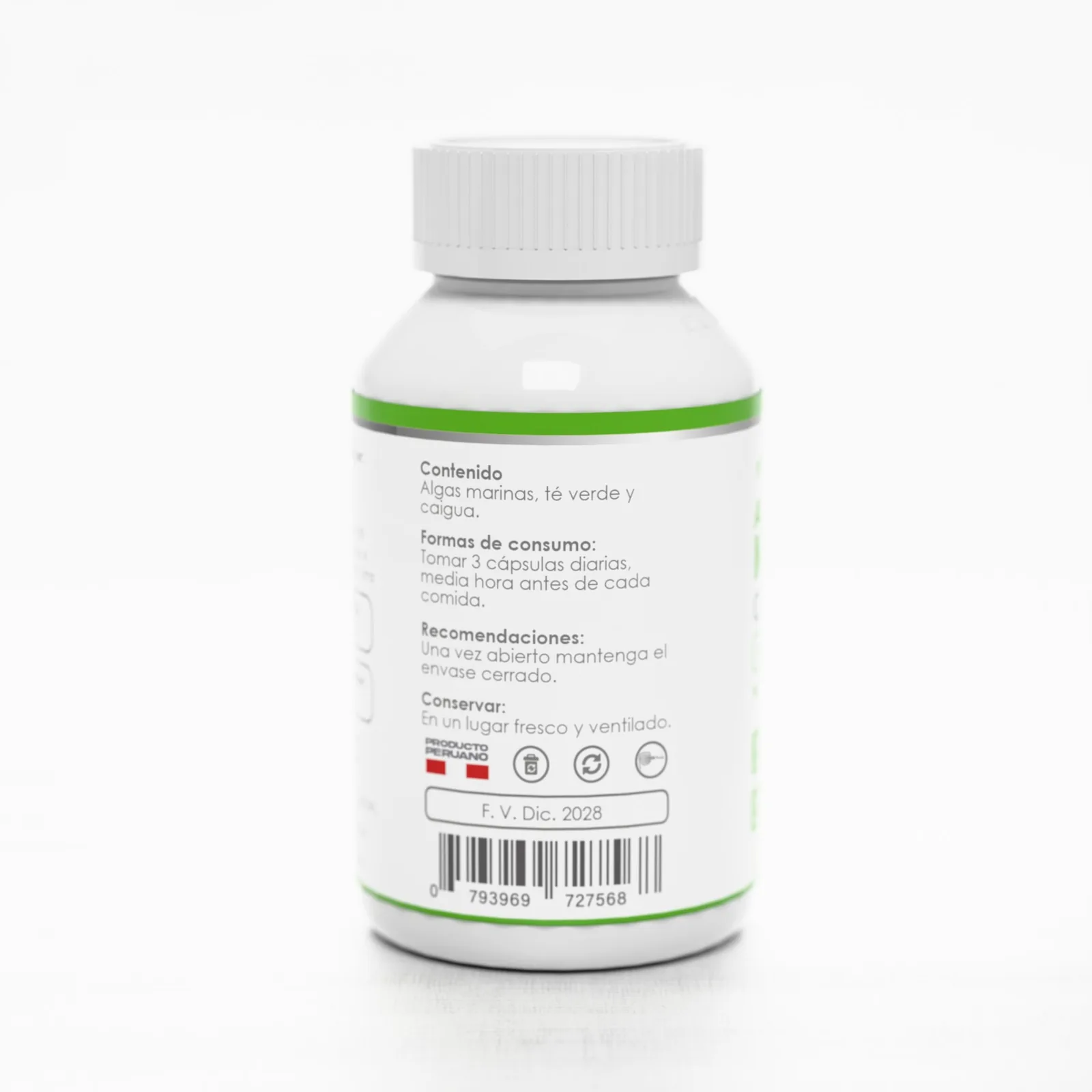 Algas Marinas Premium 100 Cápsulas – Detox Natural, Energía y Control de Peso | Elyon Natural, imagen 2