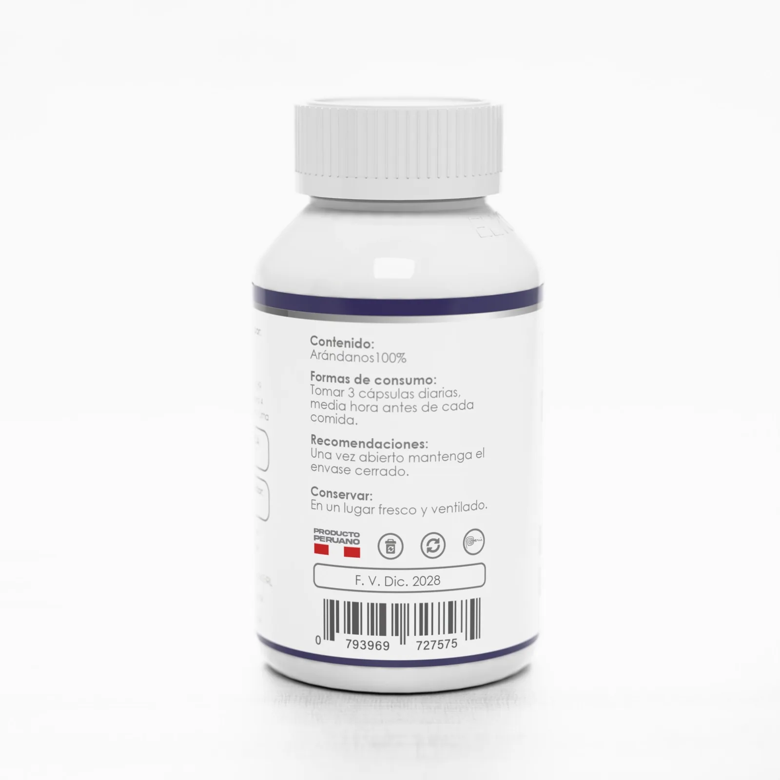 Arándanos Premium 100 Cápsulas – Salud Ocular, Urinaria y Antioxidante Natural | Elyon Natural Perú, imagen 3