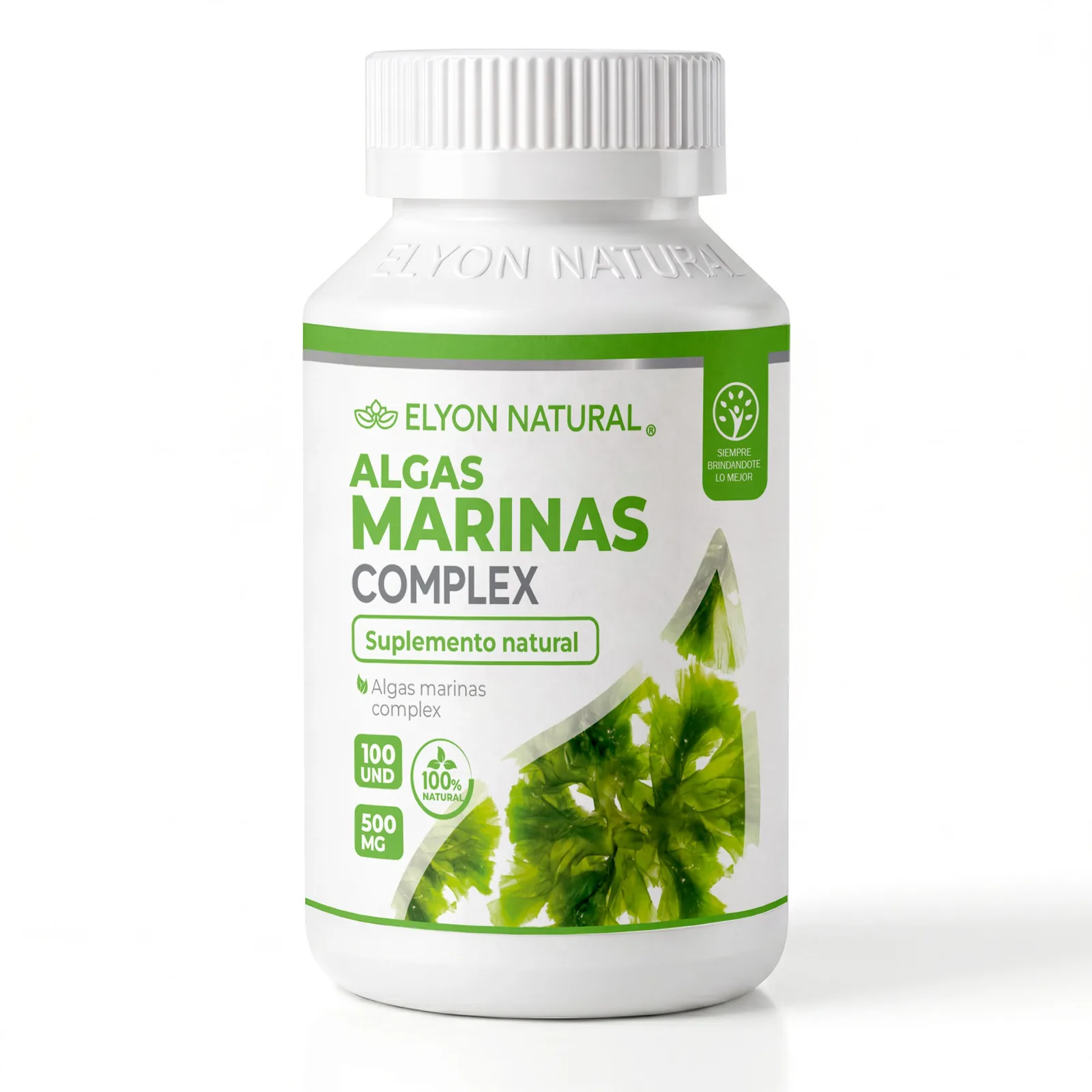 Algas Marinas Premium 100 Cápsulas – Detox Natural, Energía y Control de Peso | Elyon Natural, imagen 1