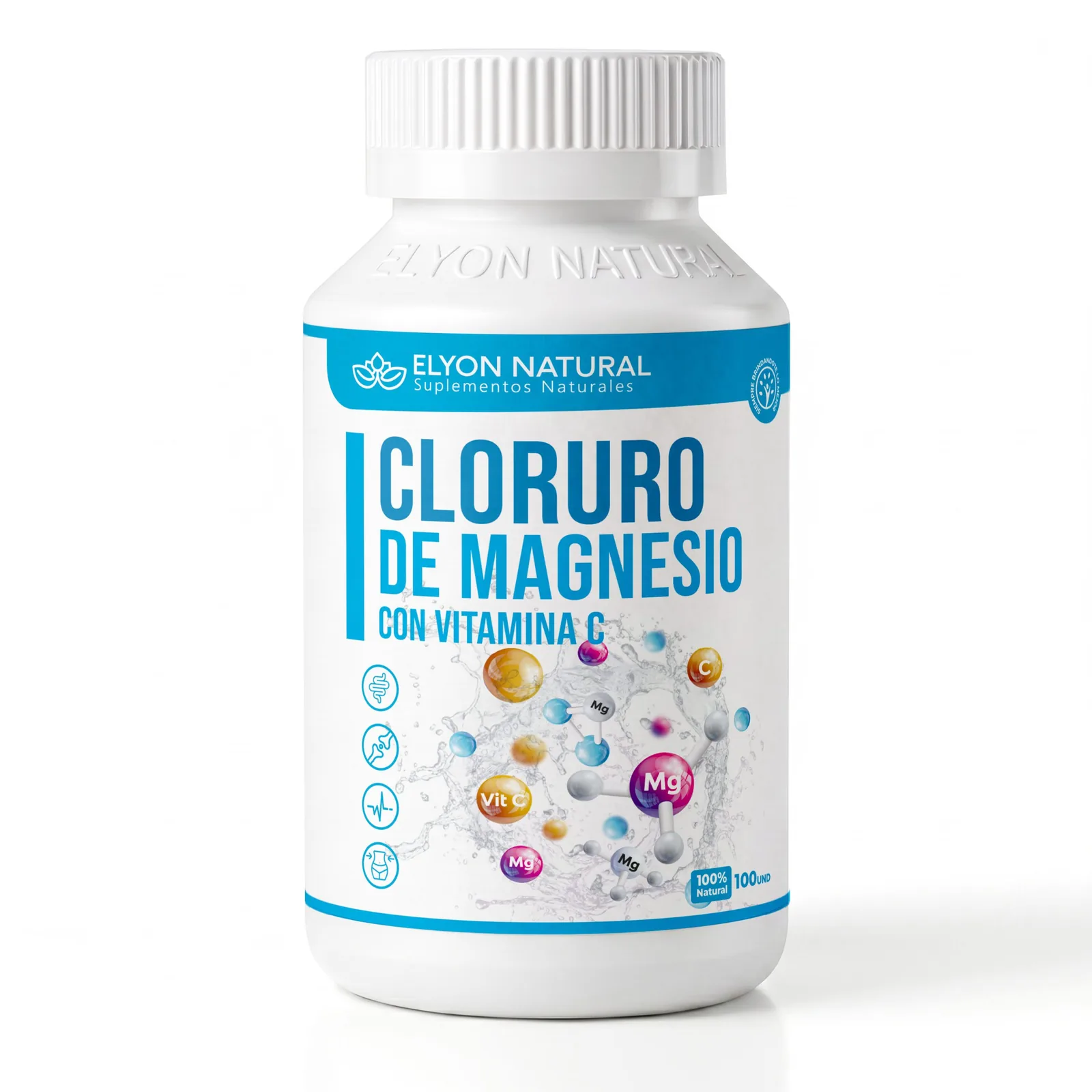 Cloruro de Magnesio con Vitamina C x 100 Cápsulas, imagen 2