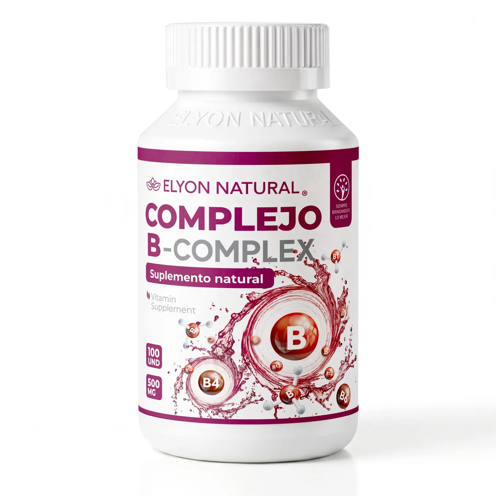 Complejo B – Complex x 100 Cápsulas | Energía y Vitalidad | Elyon Natural Perú, imagen 1