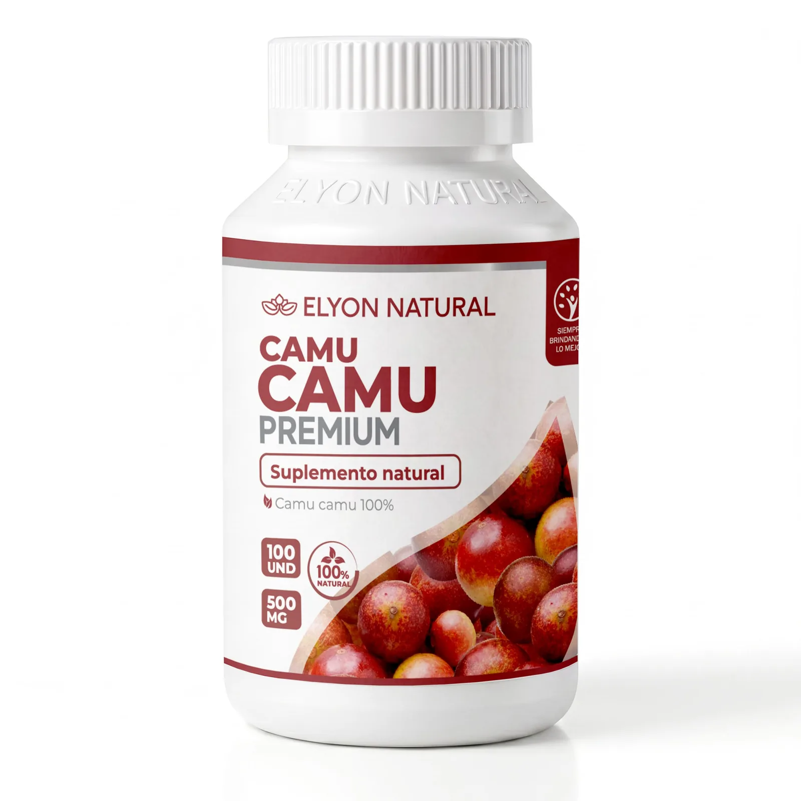 Camu Camu 100 Cápsulas – Vitamina C Natural y Antioxidantes | Elyon, imagen 1