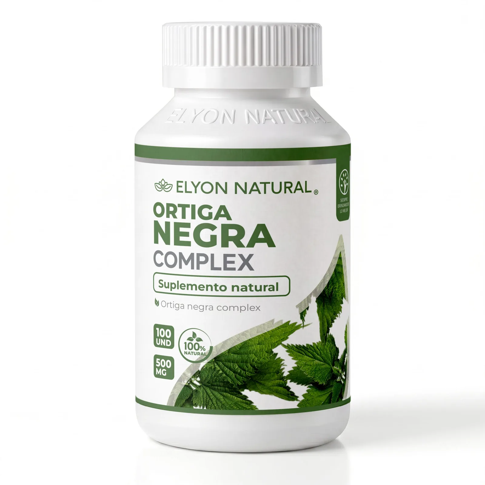 Ortiga Negra Complex x 100 Cápsulas – Detox Natural, Cabello Fuerte y Salud Prostata | Elyon Natural Perú