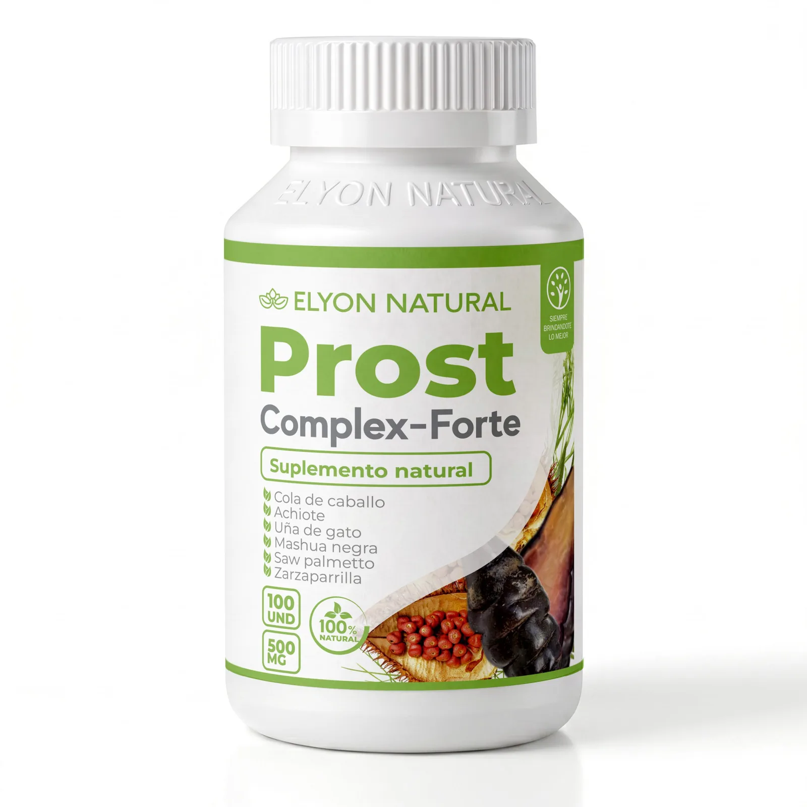 Prost Complex – Forte x 100 Cápsulas | Salud Prostática y Vitalidad Masculina | Elyon Natural Perú
