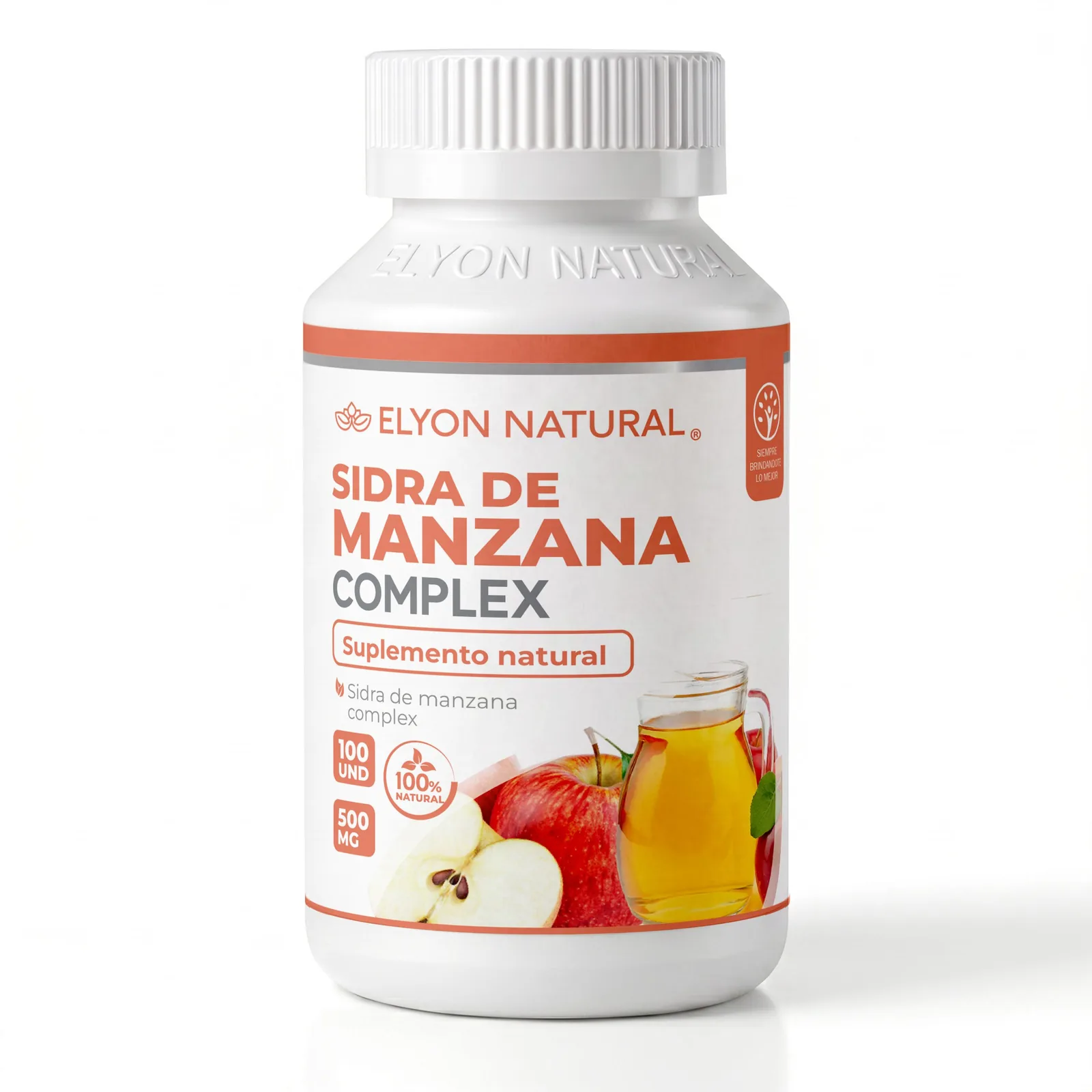 Sidra de Manzana Complex x 100 Cápsulas – Detox, Control de Peso y Digestión Natural | Elyon Natural Perú