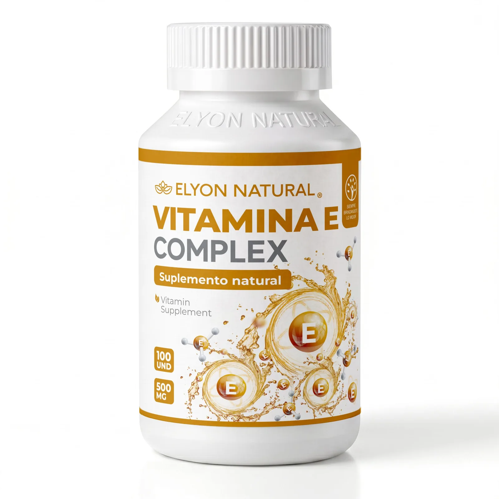 Vitamina E – Complex x 100 Cápsulas | Antioxidante y Protección Celular | Elyon Natural Perú