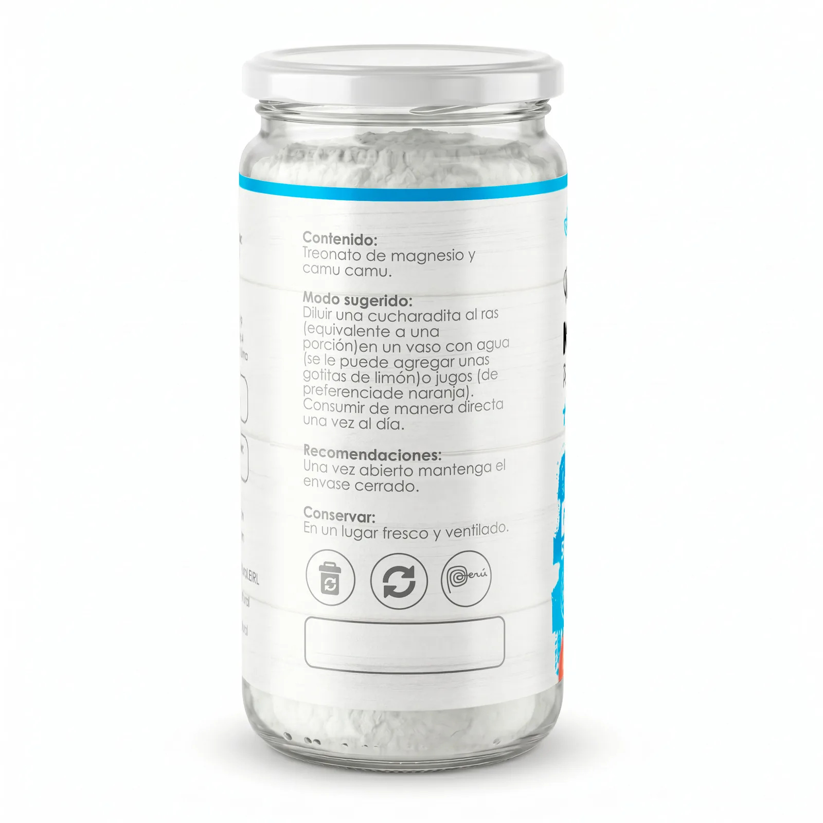 Treonato de Magnesio + Camu Camu 500g – Elyon Natural, imagen 3