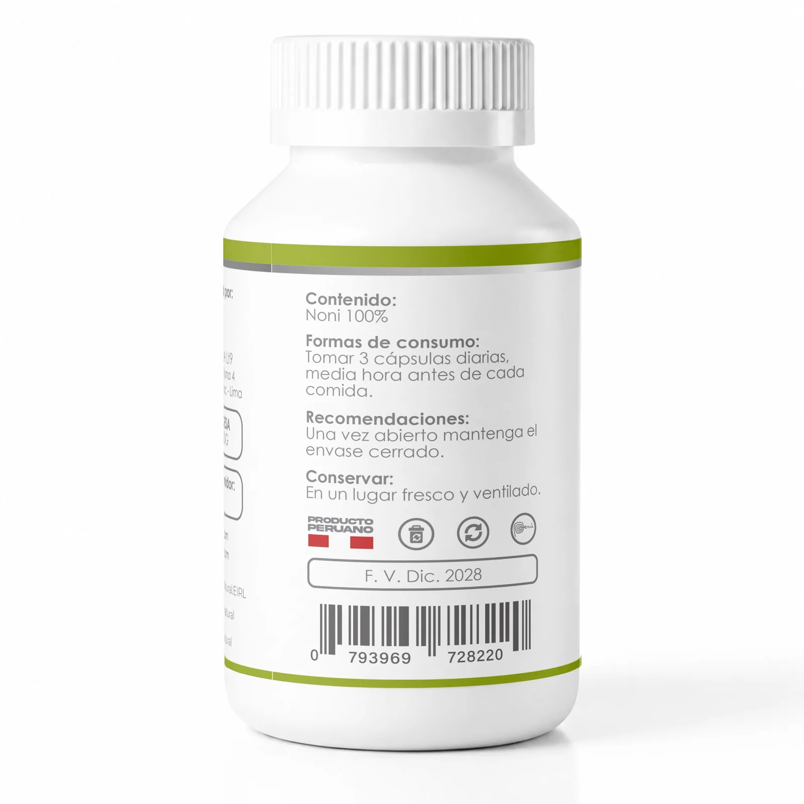 Noni Premium x 100 Cápsulas | Antioxidante Natural &amp; Bienestar Integral | Elyon Natural Perú, imagen 3