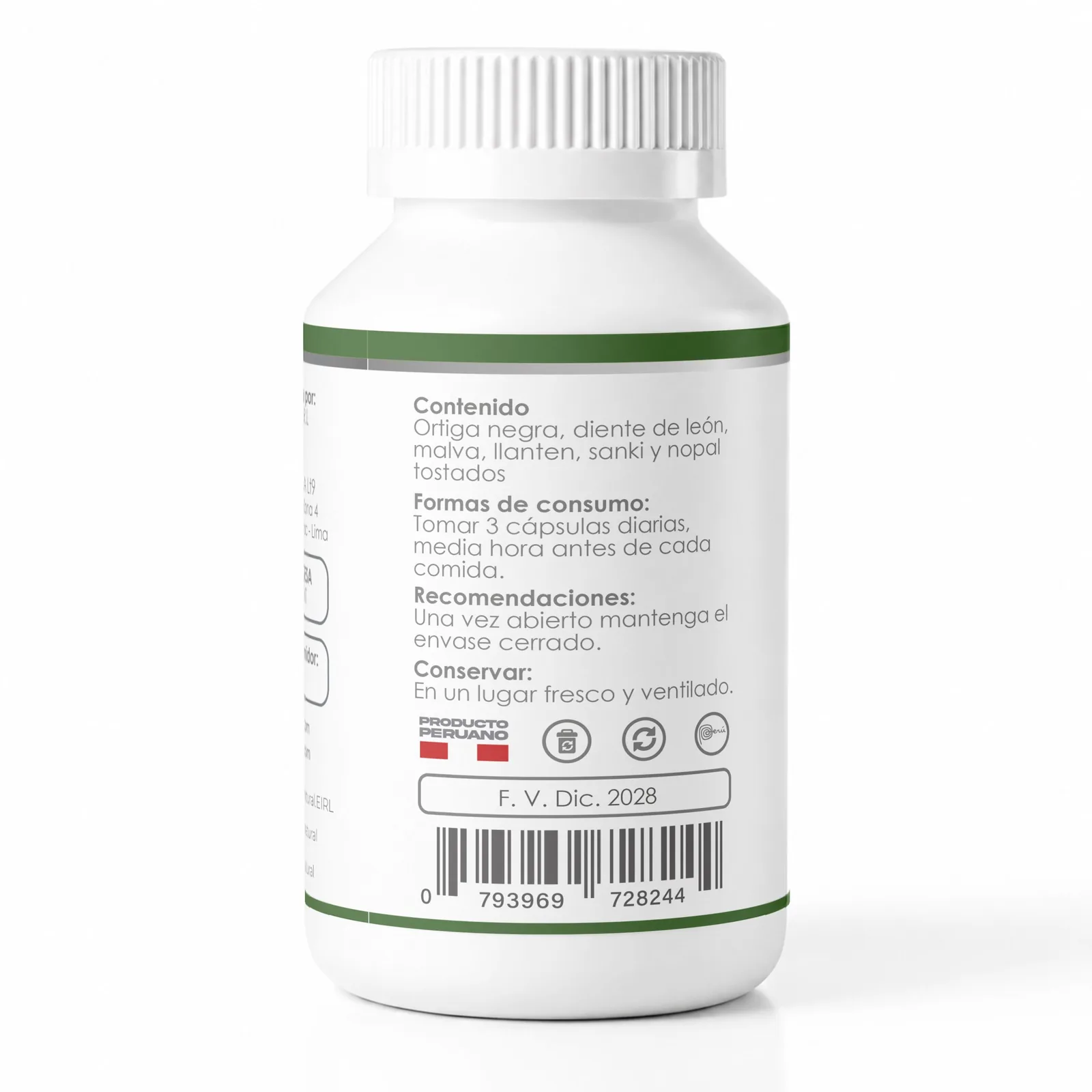Ortiga Negra Complex x 100 Cápsulas – Detox Natural, Cabello Fuerte y Salud Prostata | Elyon Natural Perú, imagen 3