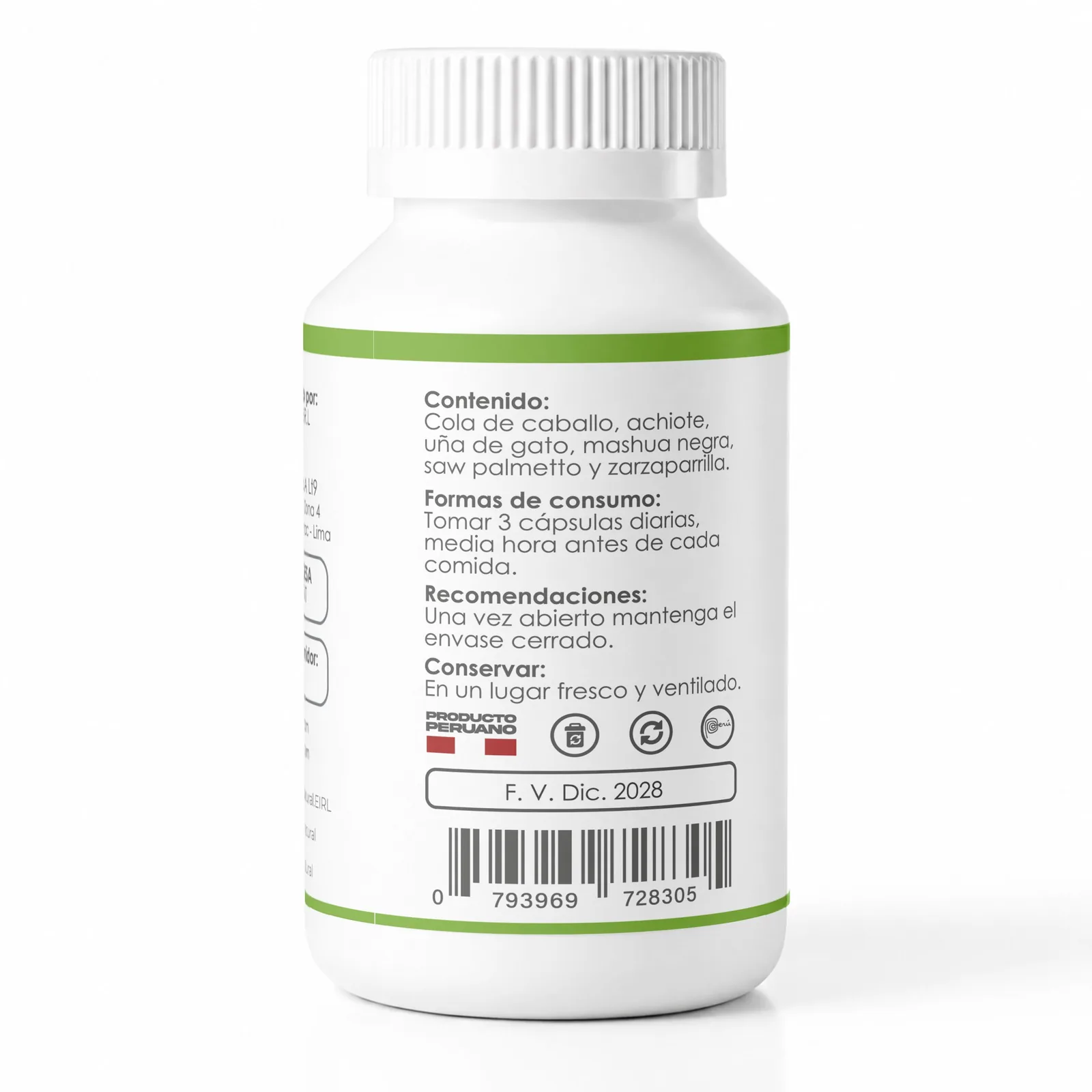 Prost Complex – Forte x 100 Cápsulas | Salud Prostática y Vitalidad Masculina | Elyon Natural Perú, imagen 3
