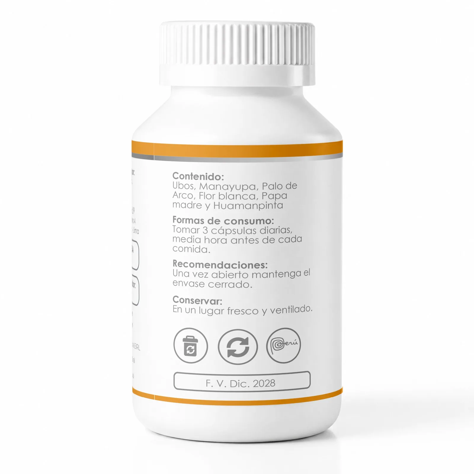 Ubos Complex x 100 Cápsulas – | Elyon Natural Perú, imagen 3