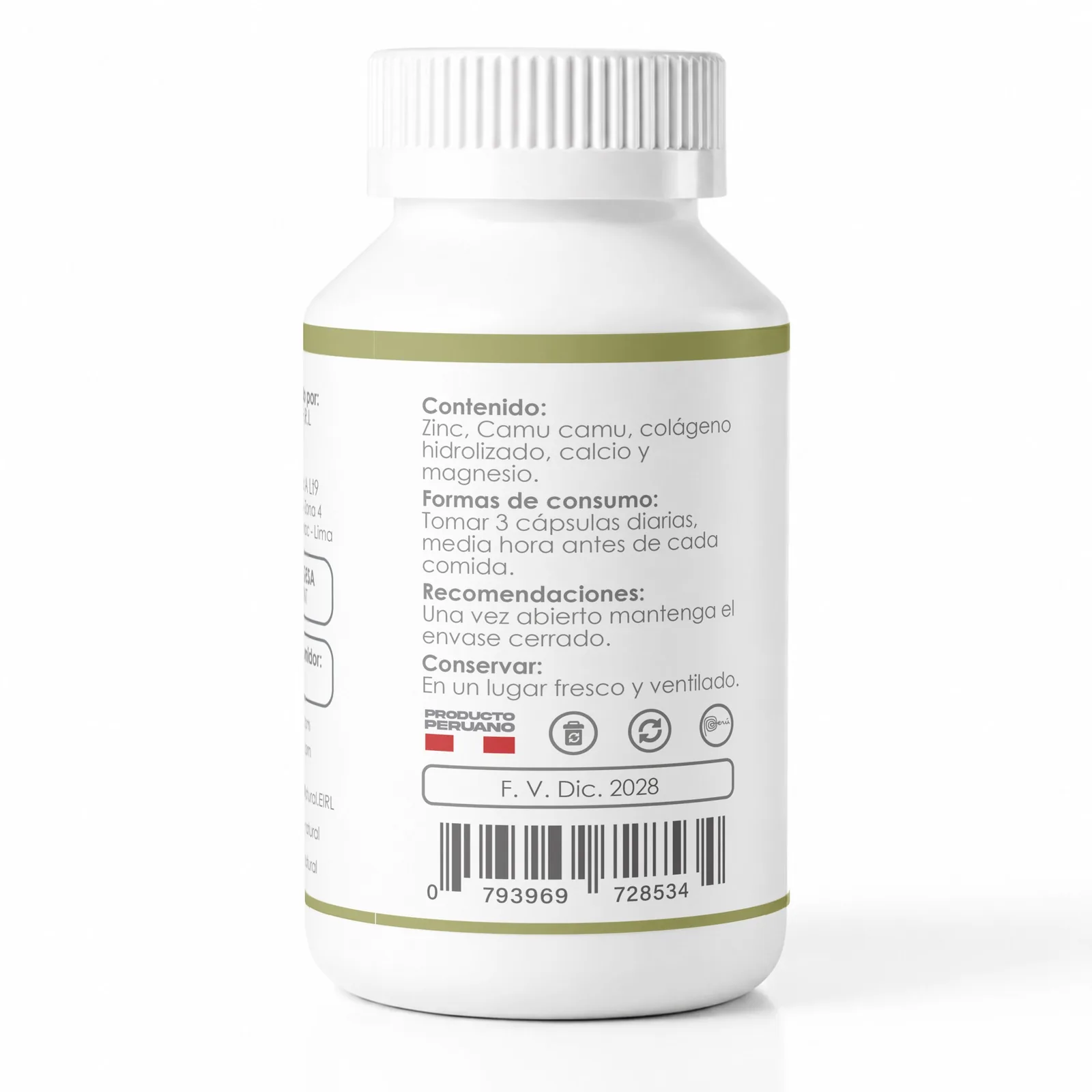 Zinc Complex x 100 Cápsulas – Refuerza tu Inmunidad, Energía y Vitalidad Masculina | Elyon Natural Perú, imagen 3