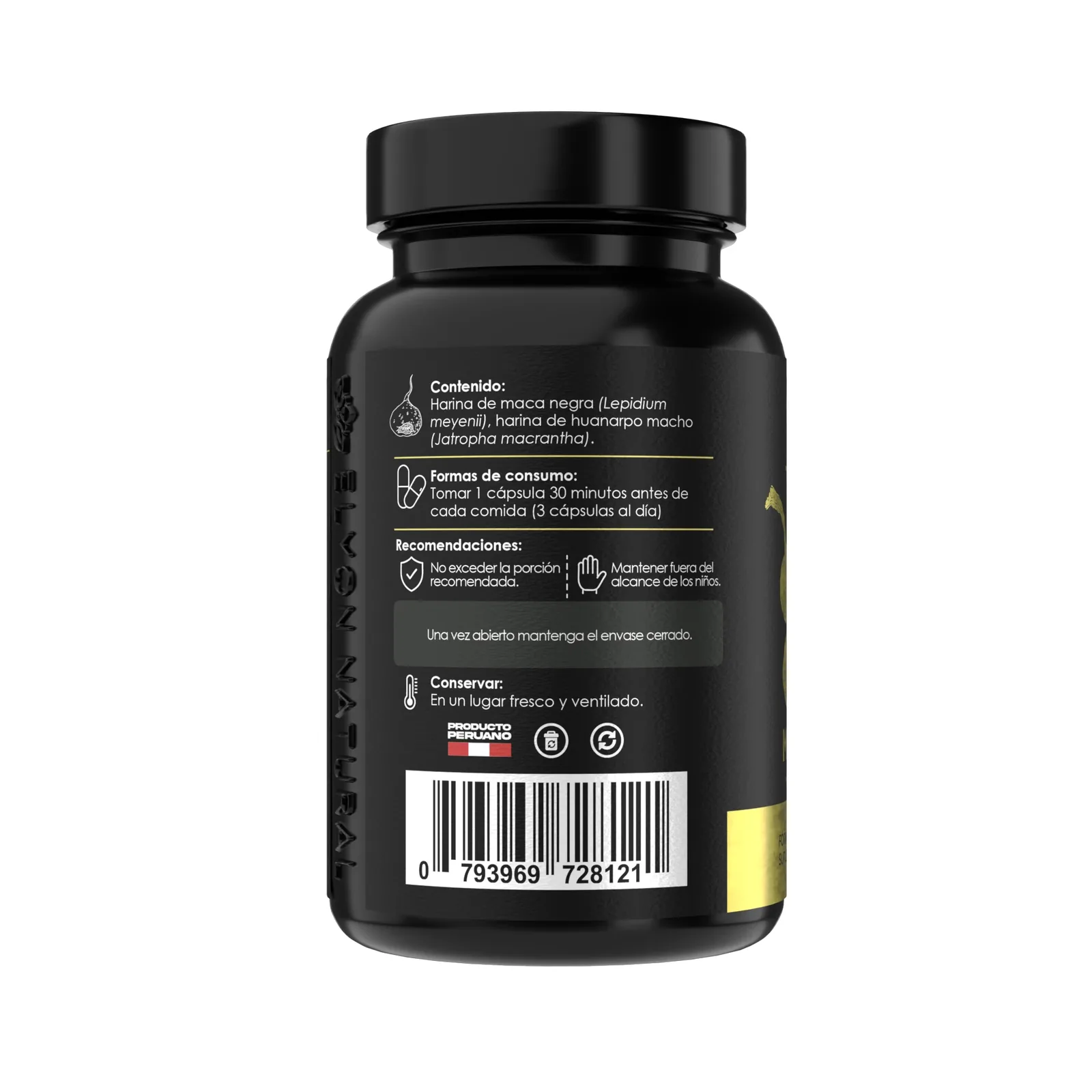 Frasco Maca Negra con Huanarpo Macho – 100unid, imagen 4