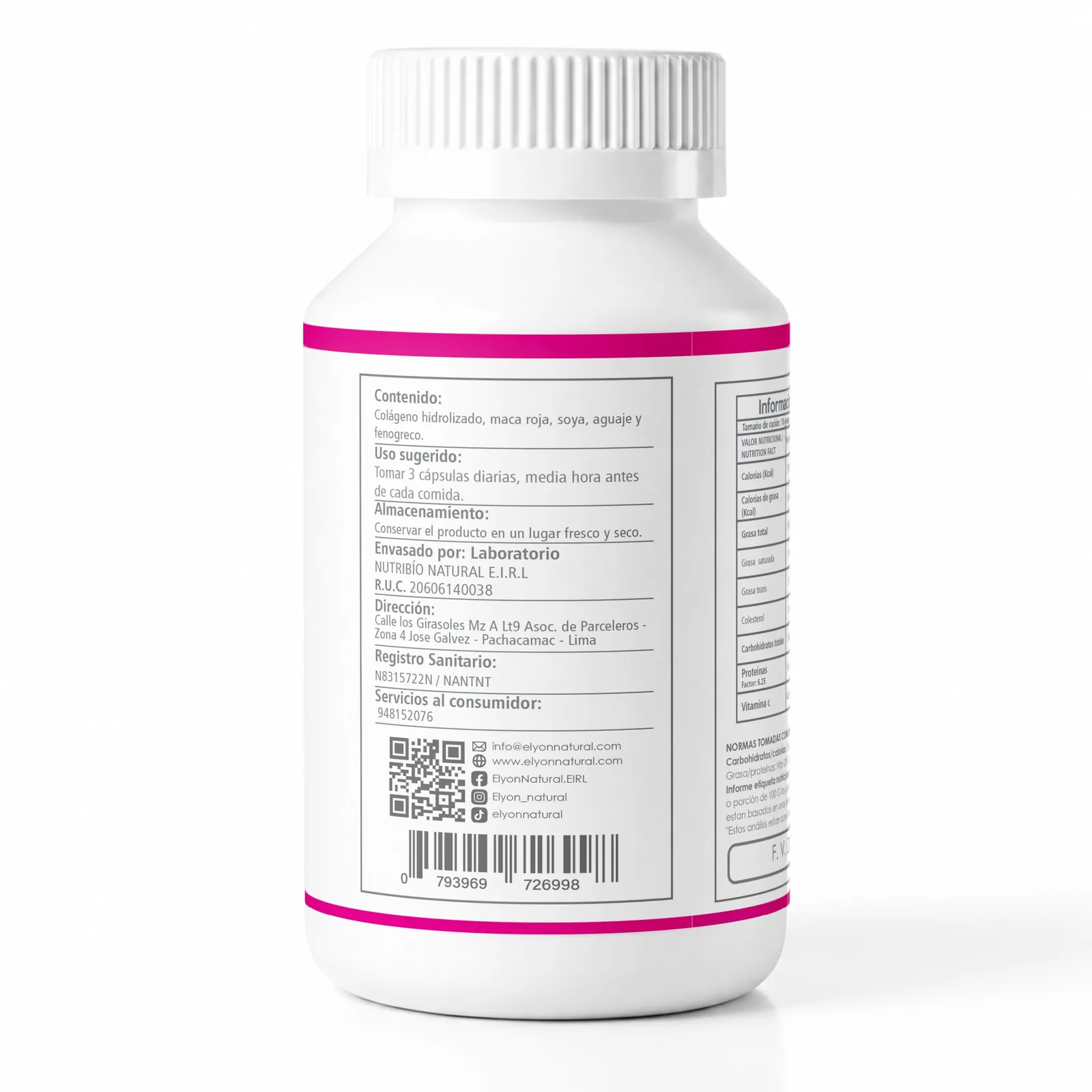 Menovital Fem Collagen | Alivio Natural Menopausia y Sofocos | 100 Cápsulas, imagen 2