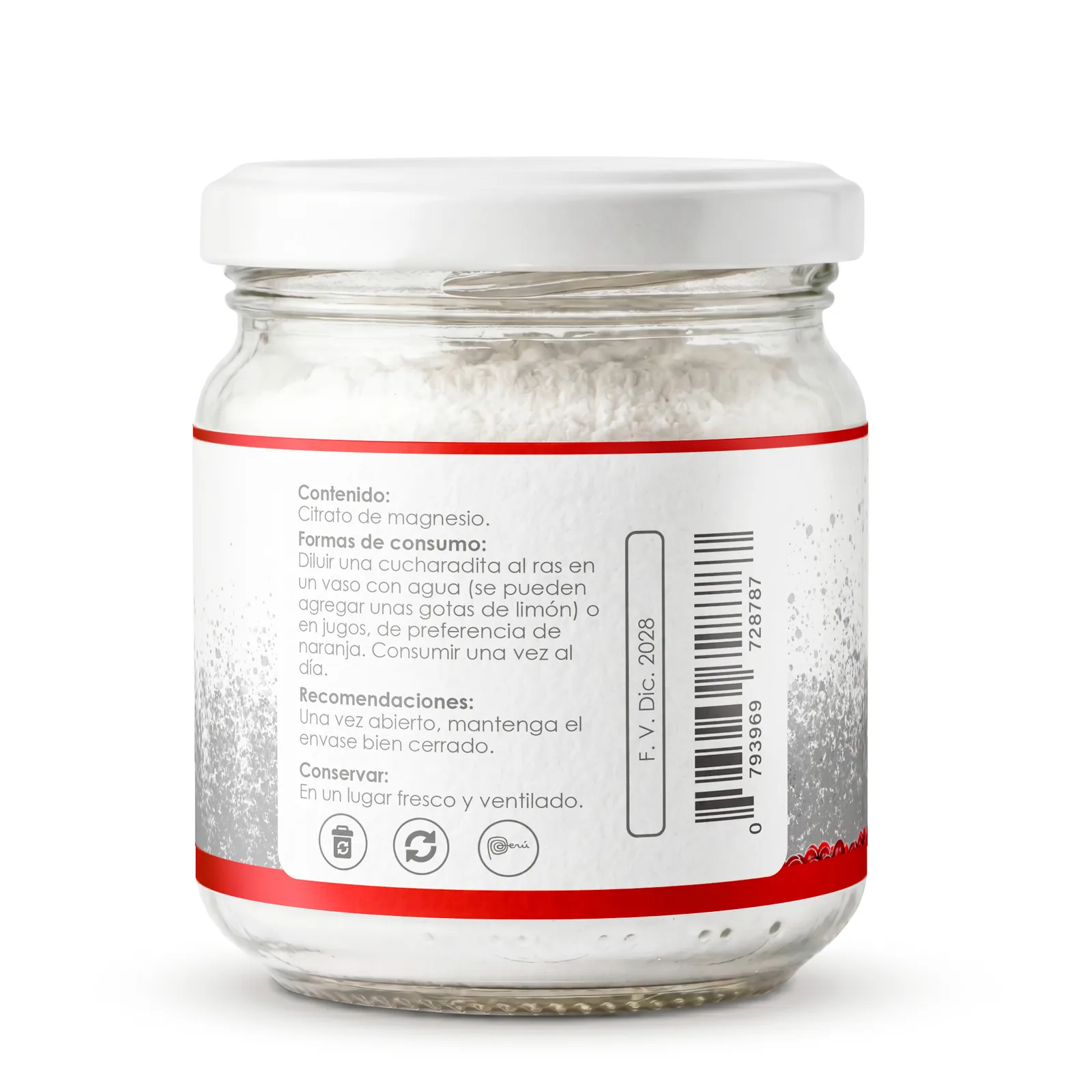 Citrato de Magnesio en Polvo Instantáneo 100g – Calidad Premium Alemana | Elyon Natural, imagen 3