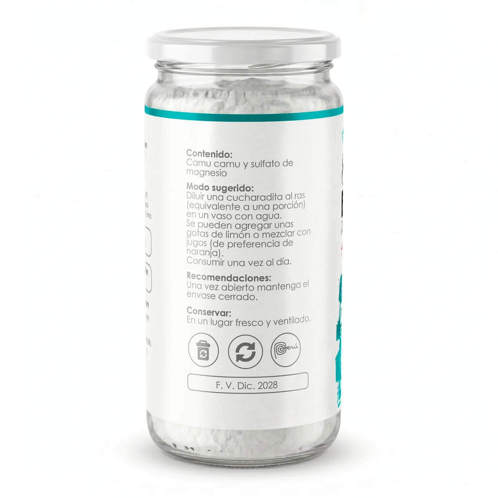 Sales de Epsom en Polvo + Camu Camu 500g (Sulfato de Magnesio) | Elyon Natural, imagen 3