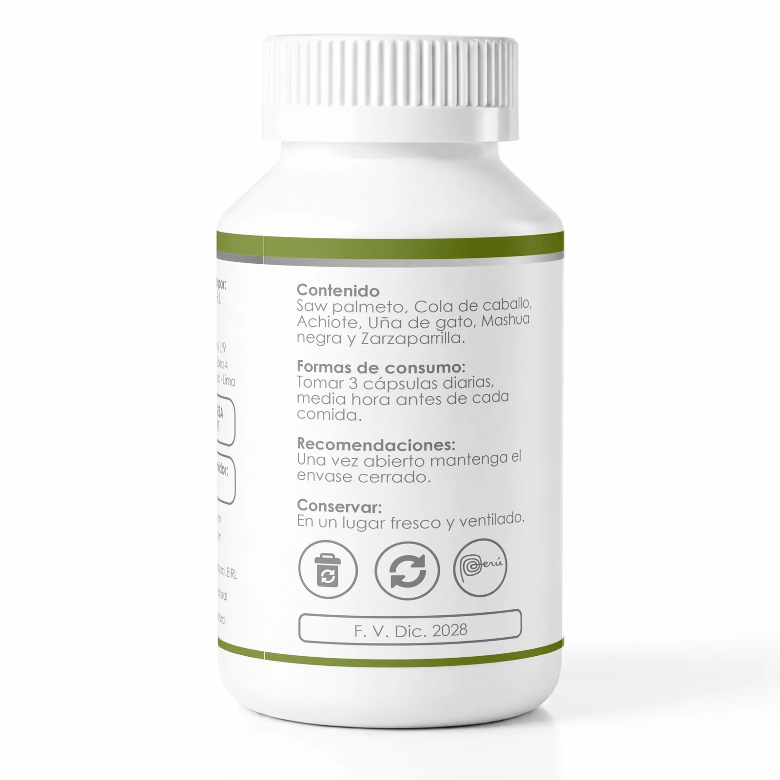 Saw Palmeto Complex 500 mg Elyon Natural | Suplemento Natural para el Bienestar Masculino – 100 Cápsulas, imagen 3
