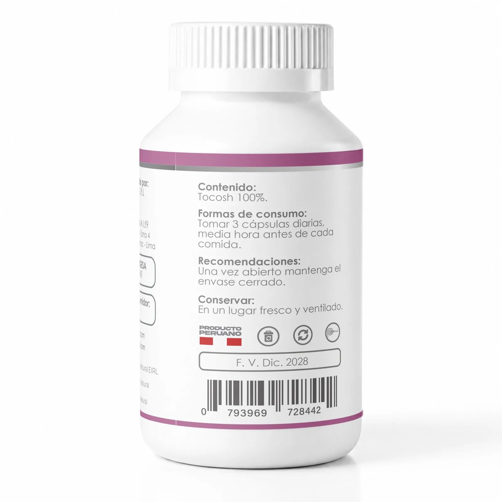 Tocosh Premium x 100 Cápsulas – Probiótico Natural y Digestivo para Intestino Sano, imagen 2