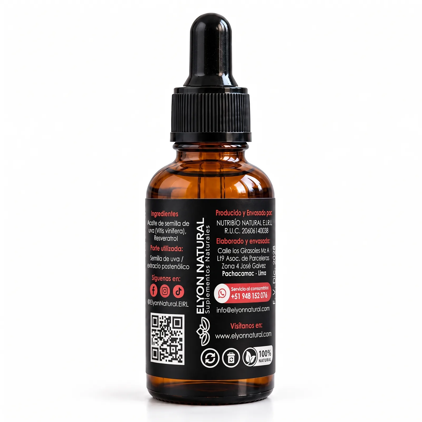 Aceite De Resveratrol 33ml, imagen 2