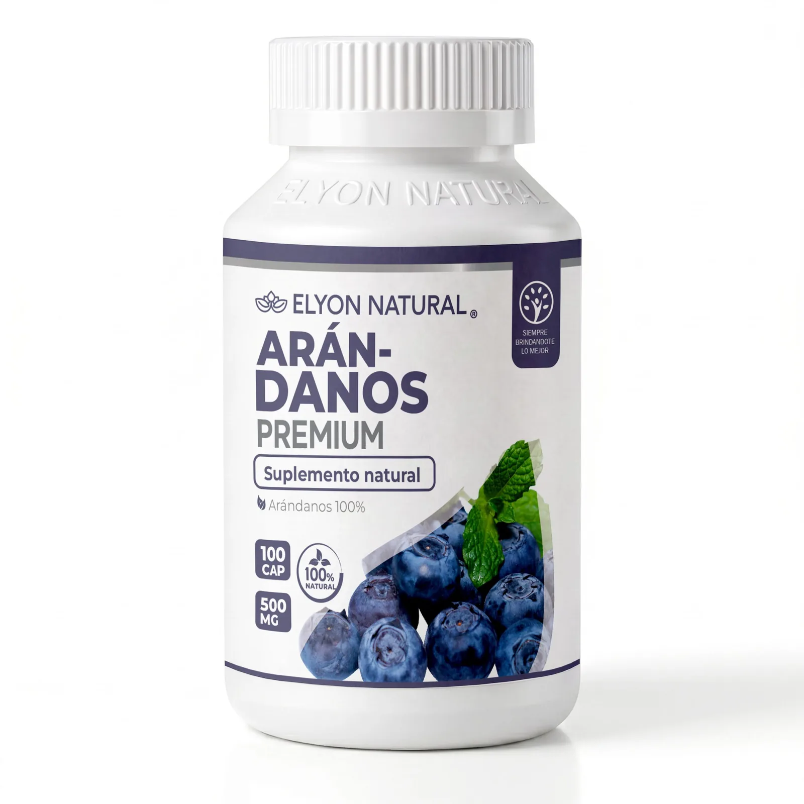 Arándanos Premium 100 Cápsulas – Salud Ocular, Urinaria y Antioxidante Natural | Elyon Natural Perú